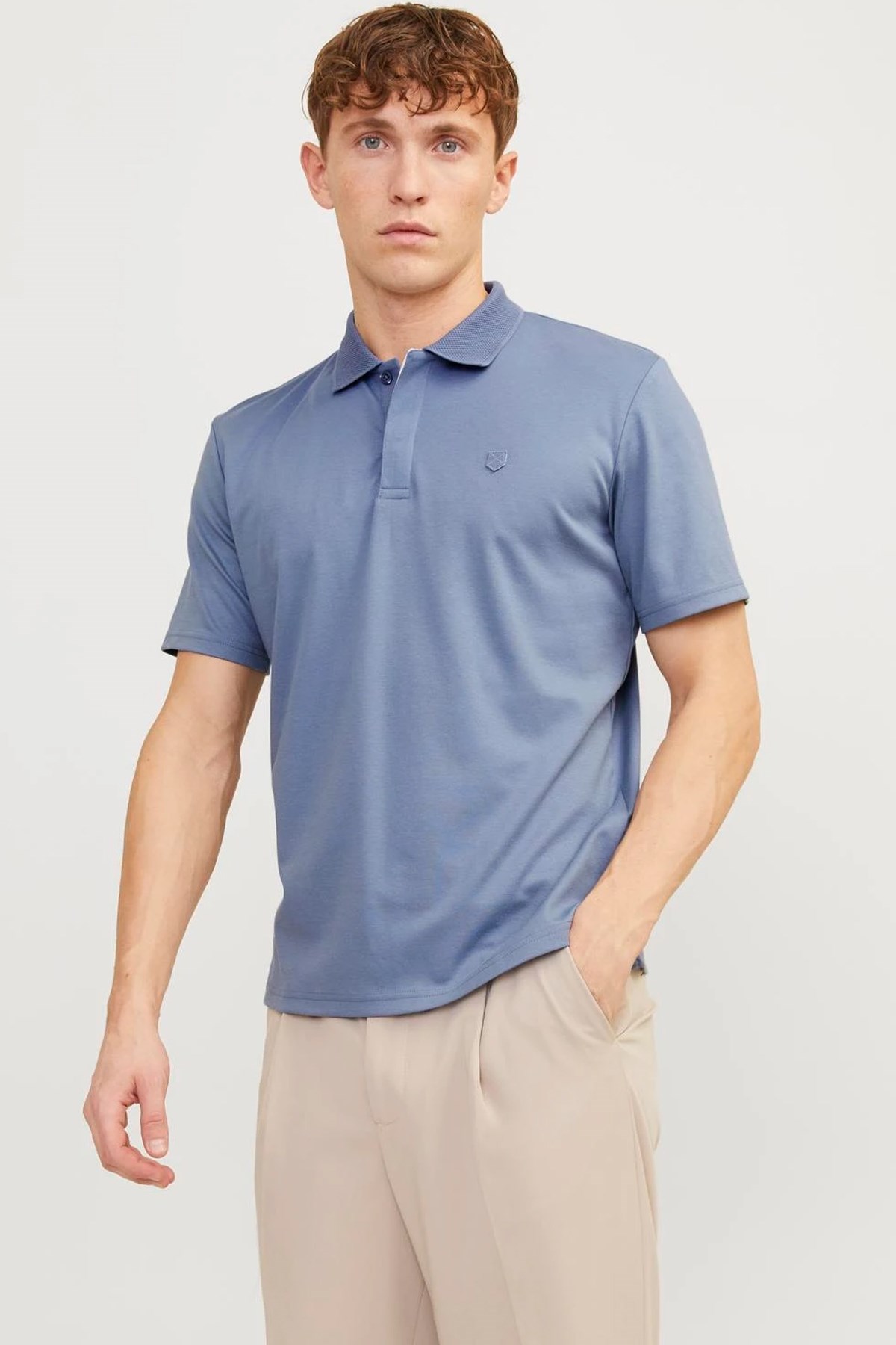 Jack & Jones Erkek Polo Yaka Tişört 12251180 Lacivert