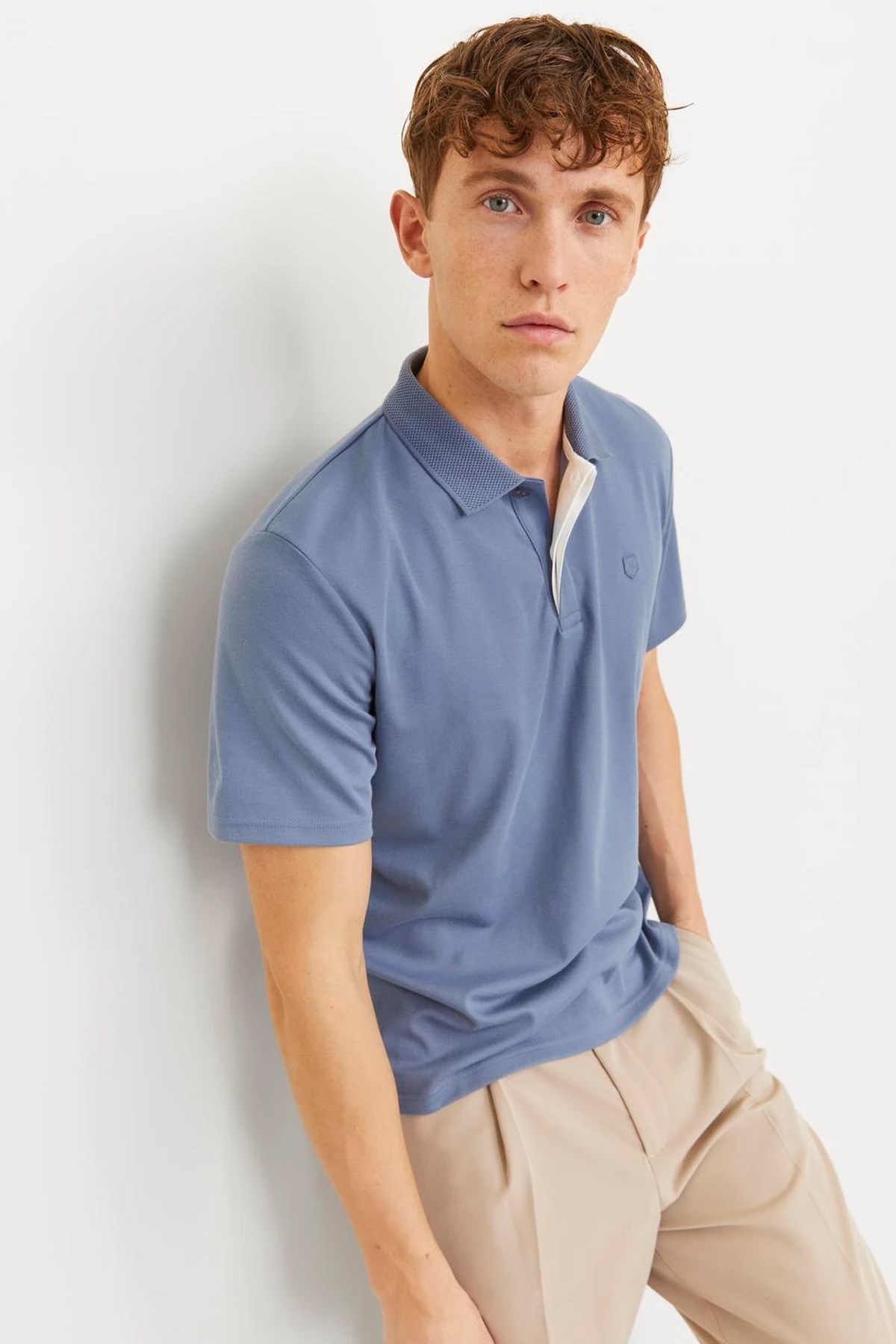 Jack & Jones Erkek Polo Yaka Tişört 12251180 Lacivert