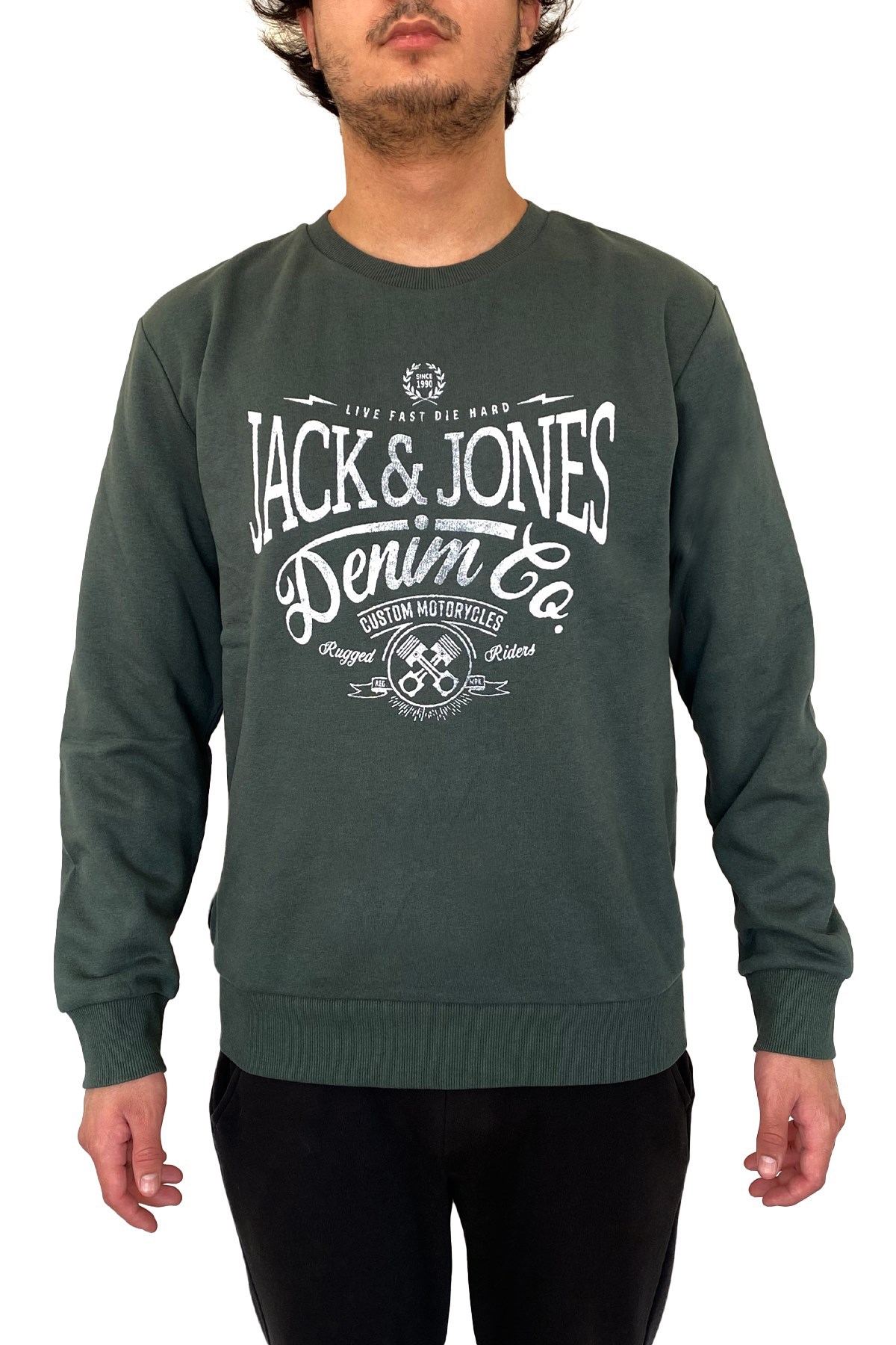 Jack & Jones Erkek Sweatshirts 12251309 Haki