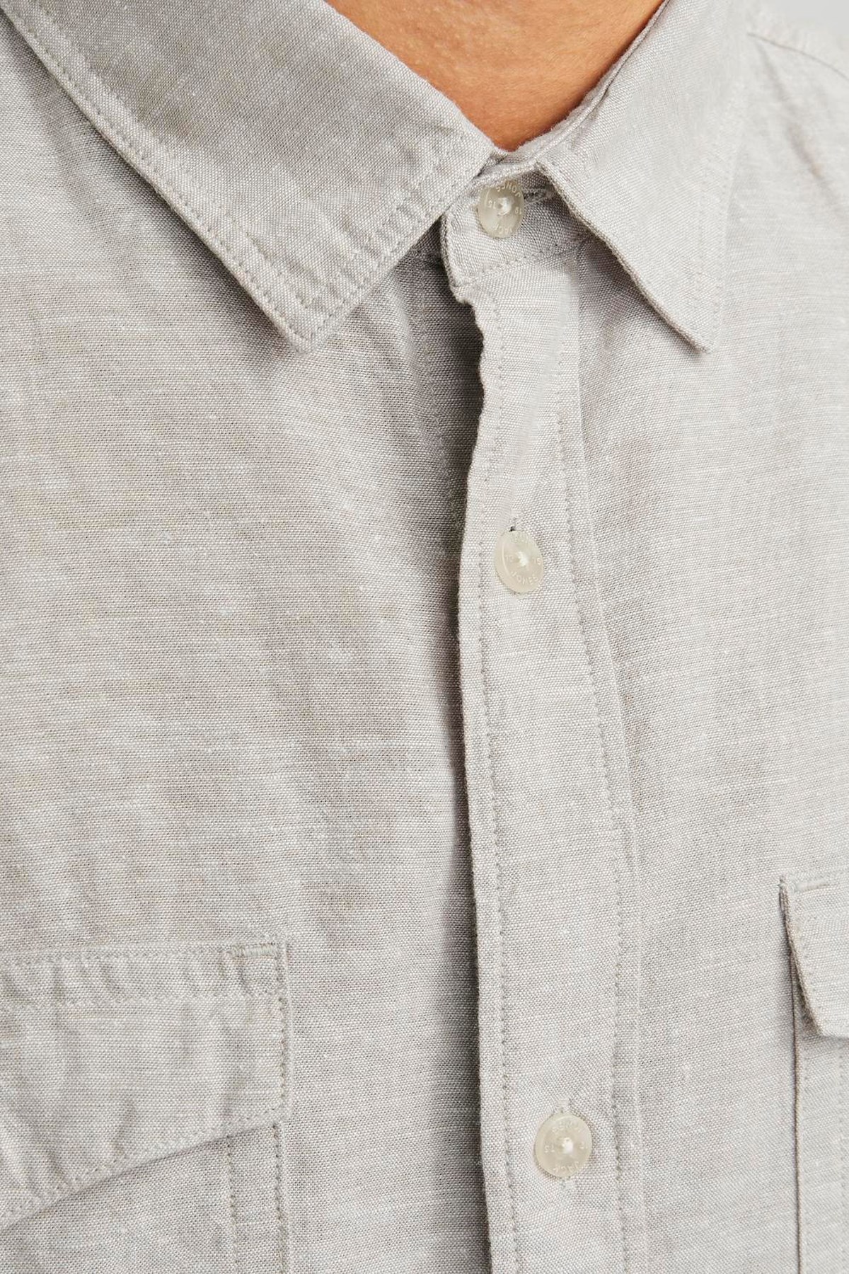 Jack & Jones Erkek Gömlek 12251713 Bej