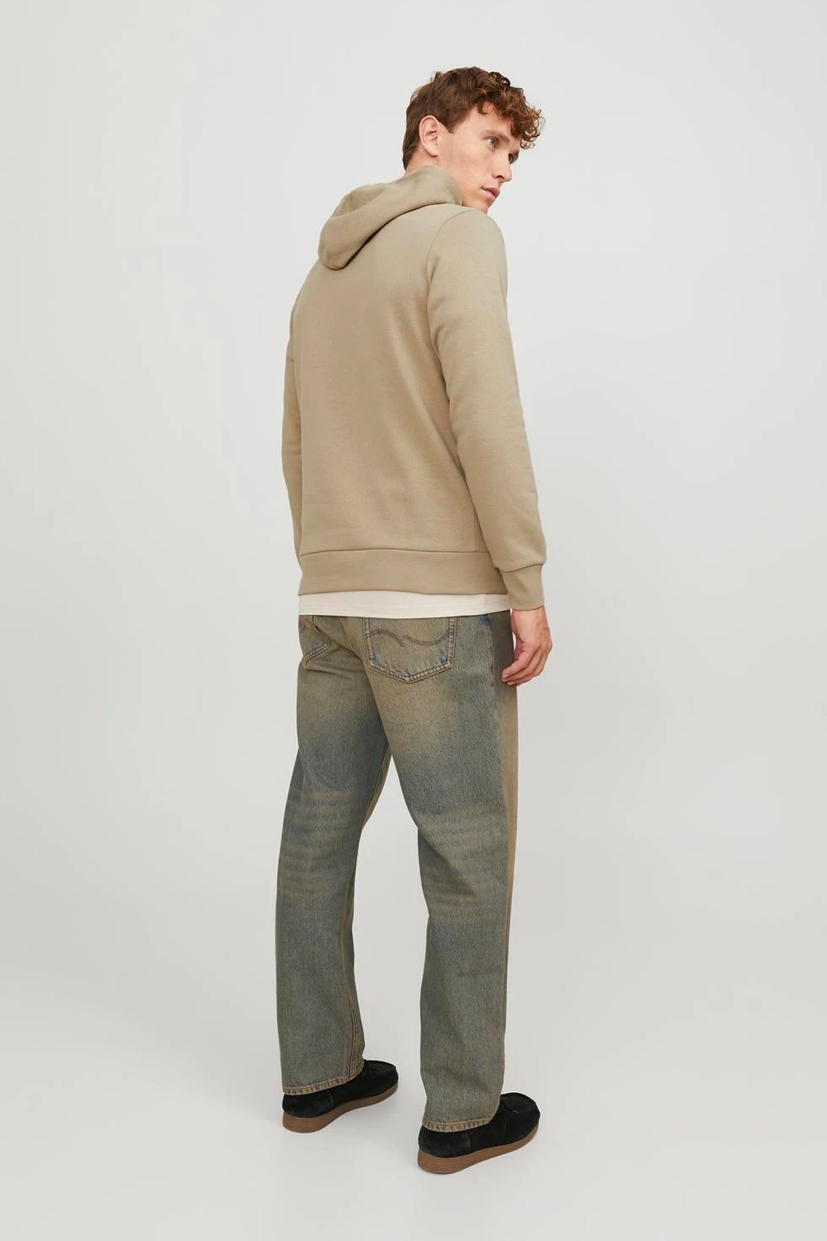 Jack & Jones Jjerover Erkek Sweatshirt 12251998 Bej