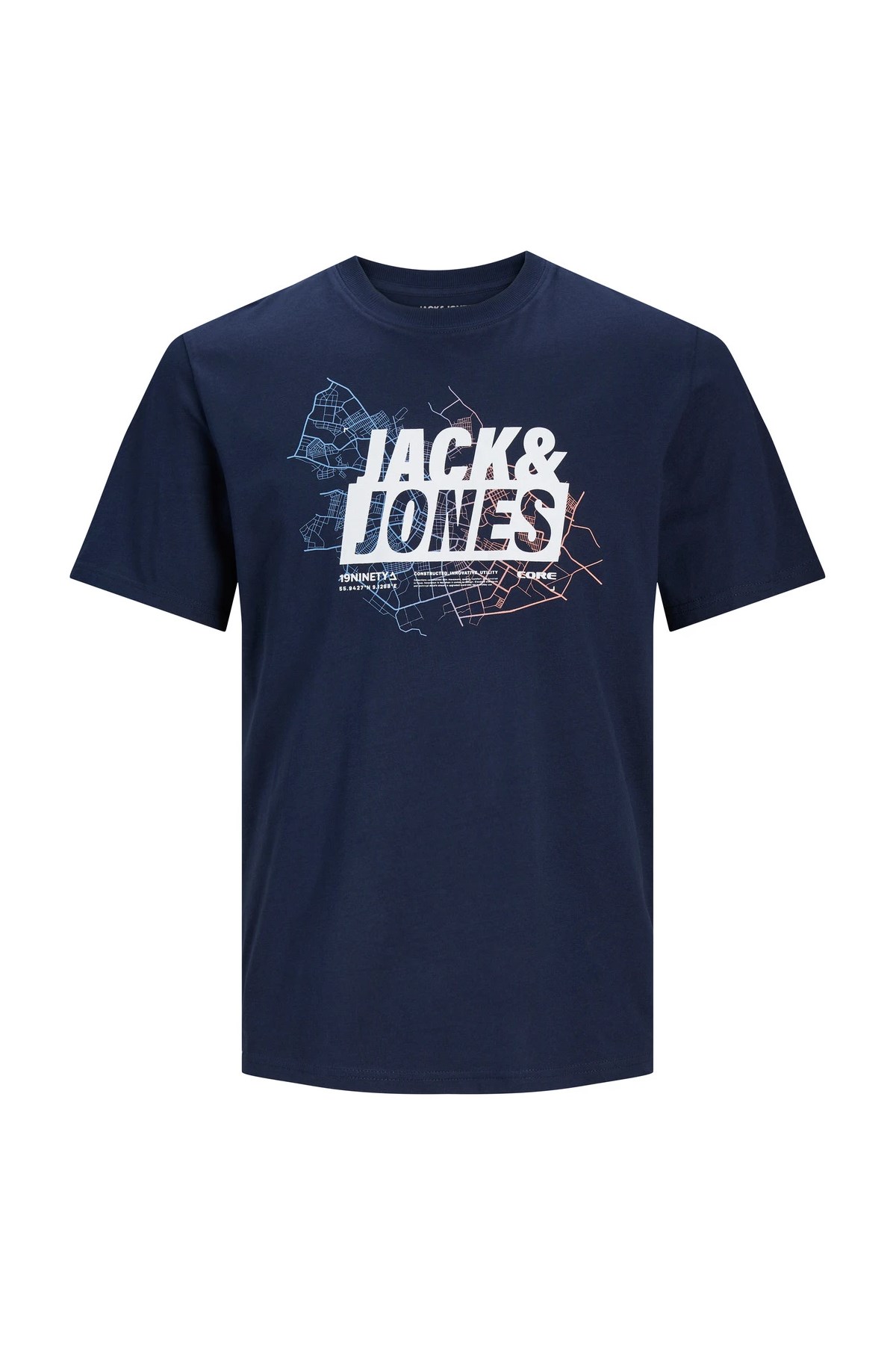 Jack & Jones Erkek Tişört 12252376 Lacivert