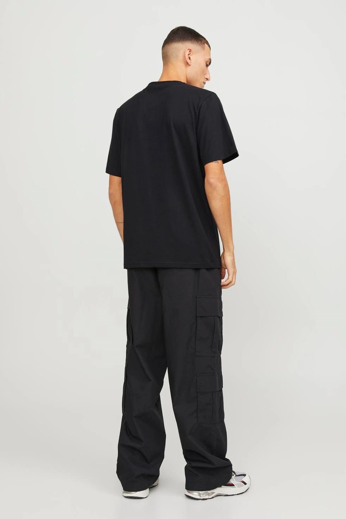 Jack & Jones Erkek Tişört 12252376 Siyah