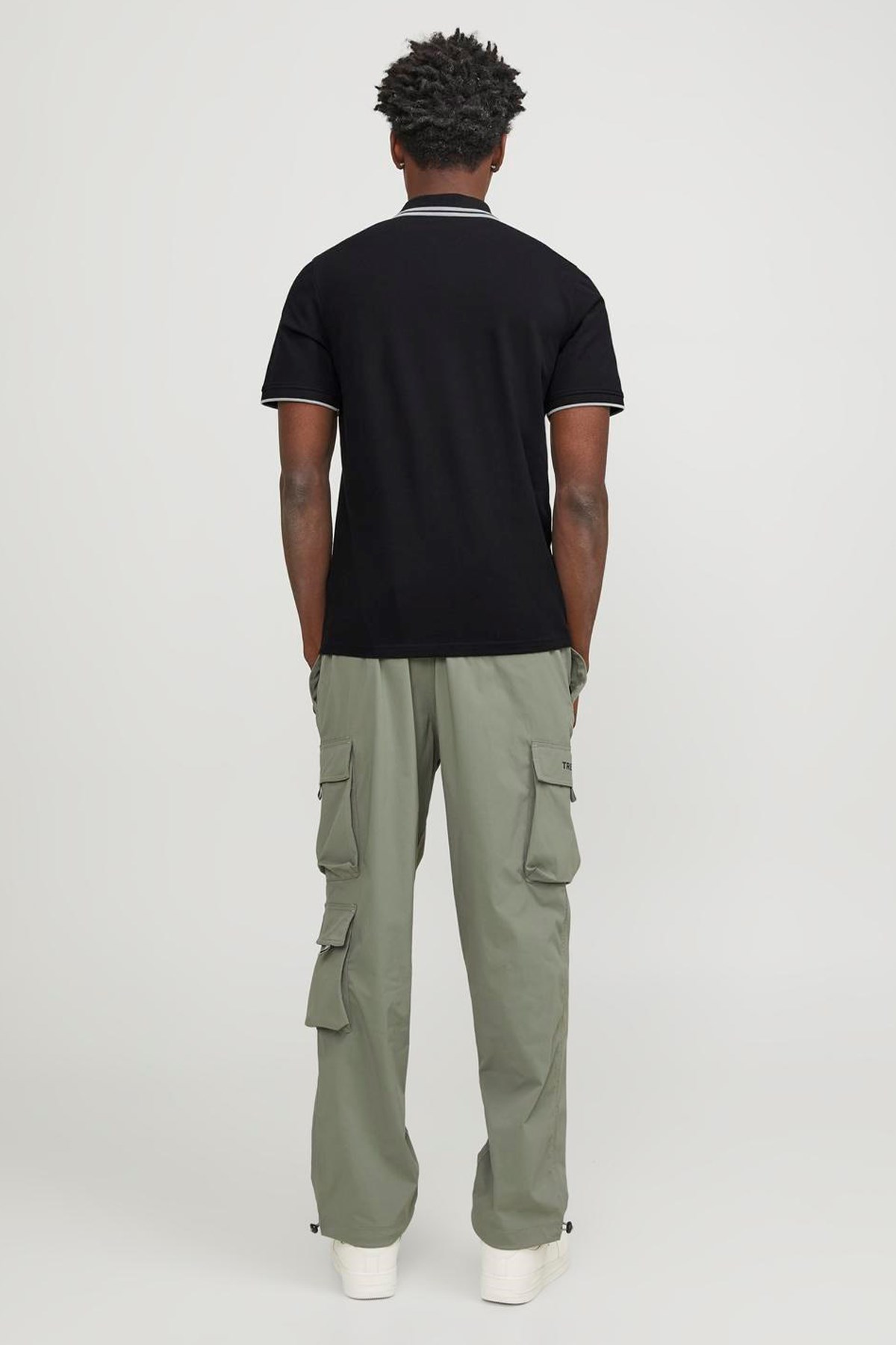 Jack & Jones Erkek Polo Yaka Tişört 12252395 Siyah