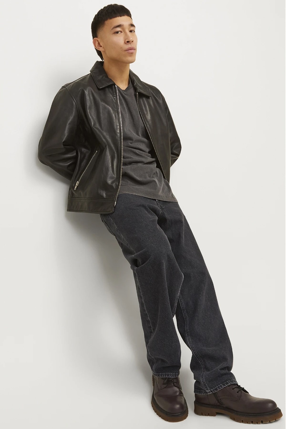 Jack & Jones Erkek Jeans 12252764 Siyah