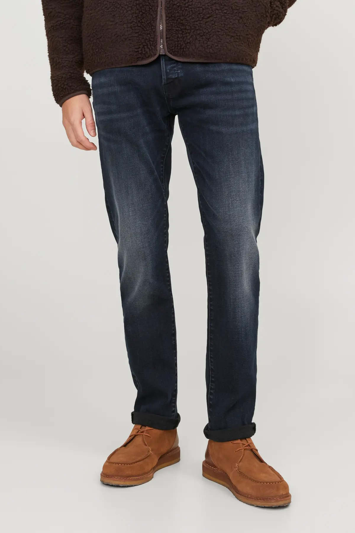 Jack & Jones Jjiglenn Erkek Jeans 12252901 Mavi