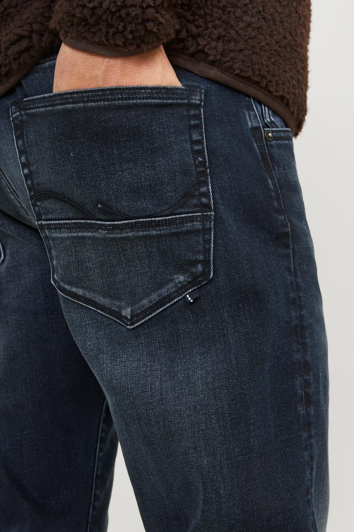 Jack & Jones Jjiglenn Erkek Jeans 12252901 Mavi