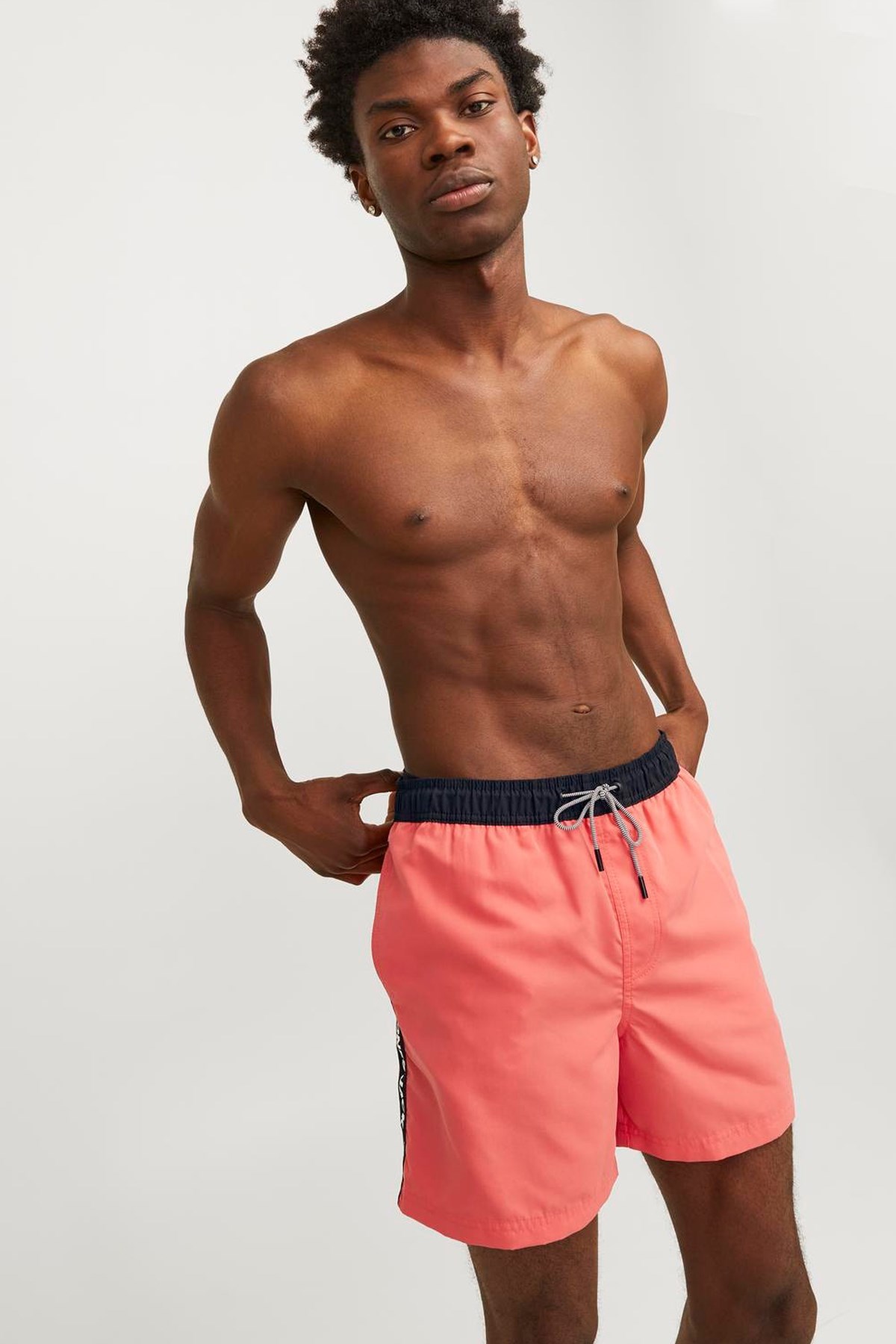 Jack & Jones Erkek Deniz Şortu 12253129 Kırmızı
