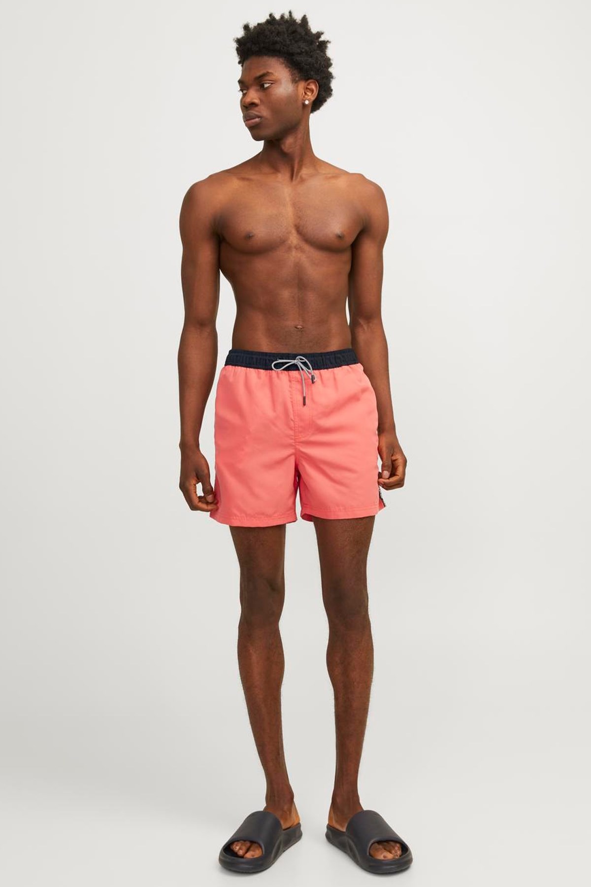 Jack & Jones Erkek Deniz Şortu 12253129 Kırmızı