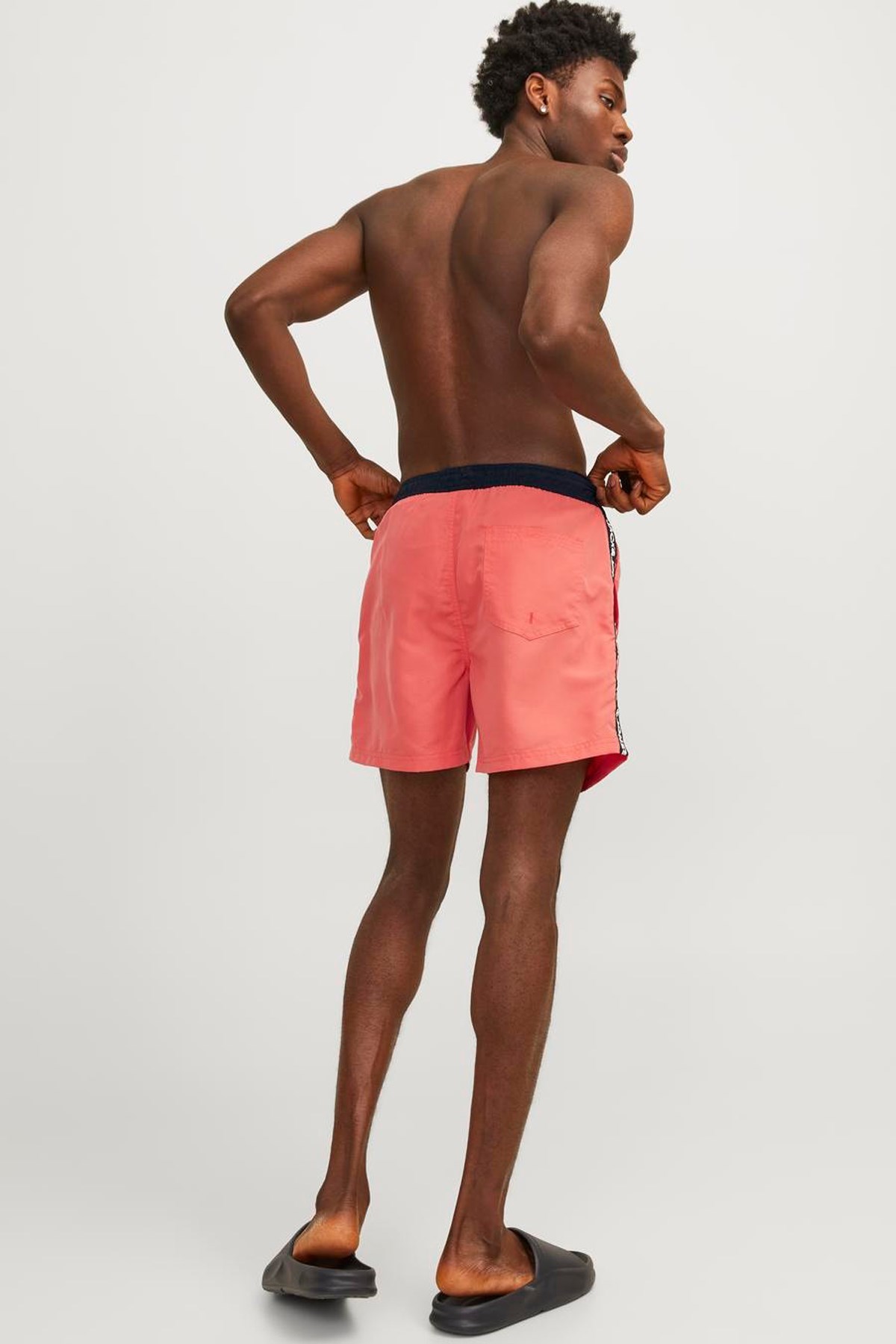 Jack & Jones Erkek Deniz Şortu 12253129 Kırmızı