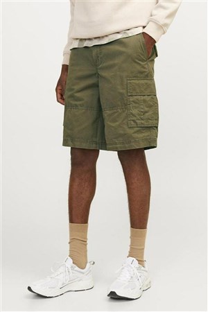 Jack & Jones Erkek Kargo Şort 12253222 Haki