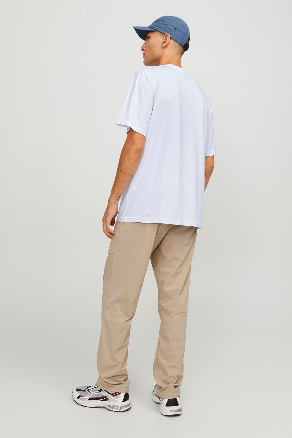 Jack & Jones Erkek Tişört 12253442 Beyaz