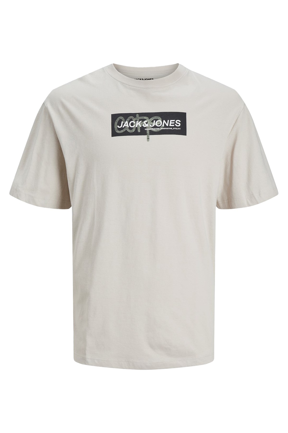 Jack & Jones Erkek Tişört 12253477 Bej