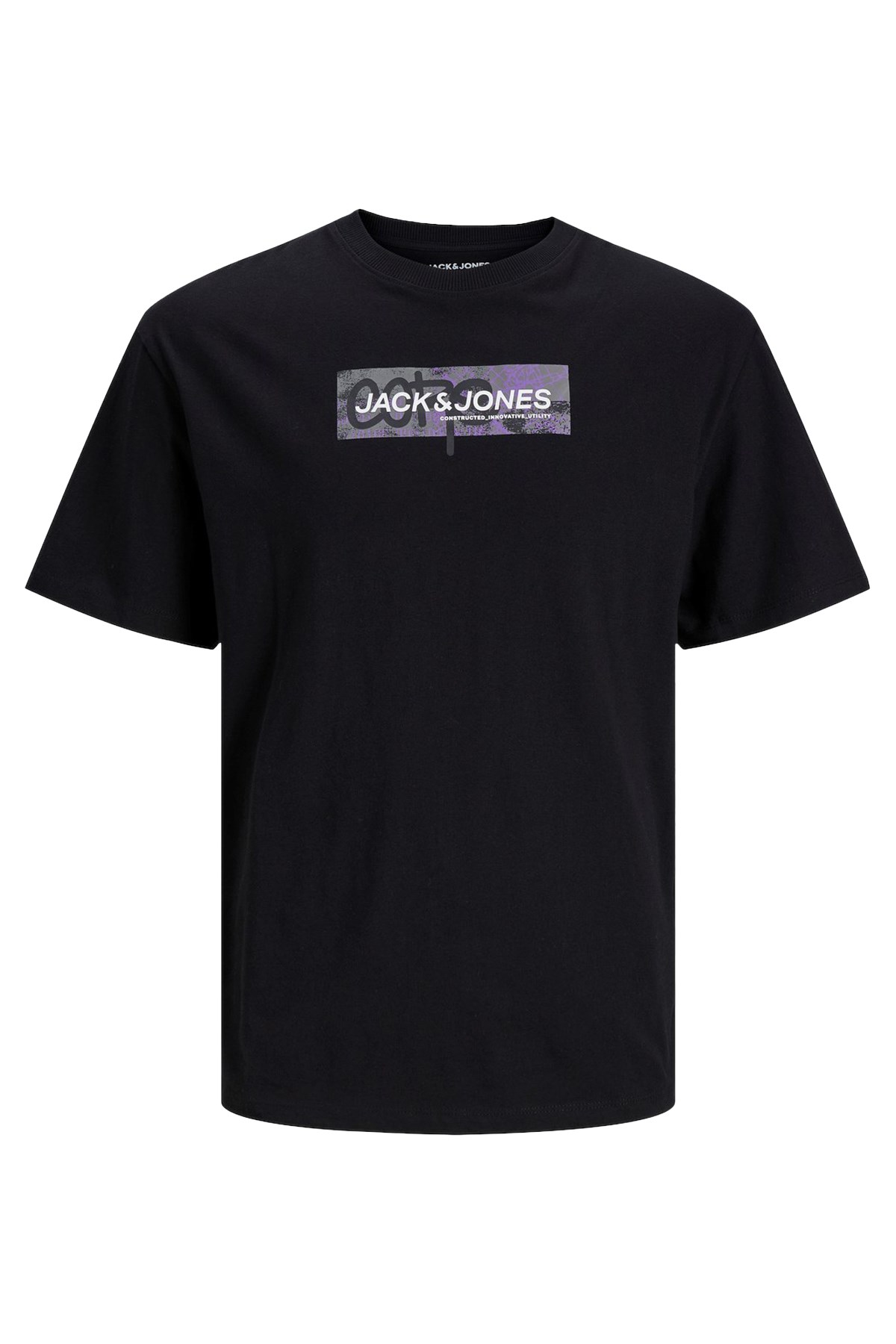 Jack & Jones Erkek Tişört 12253477 Siyah