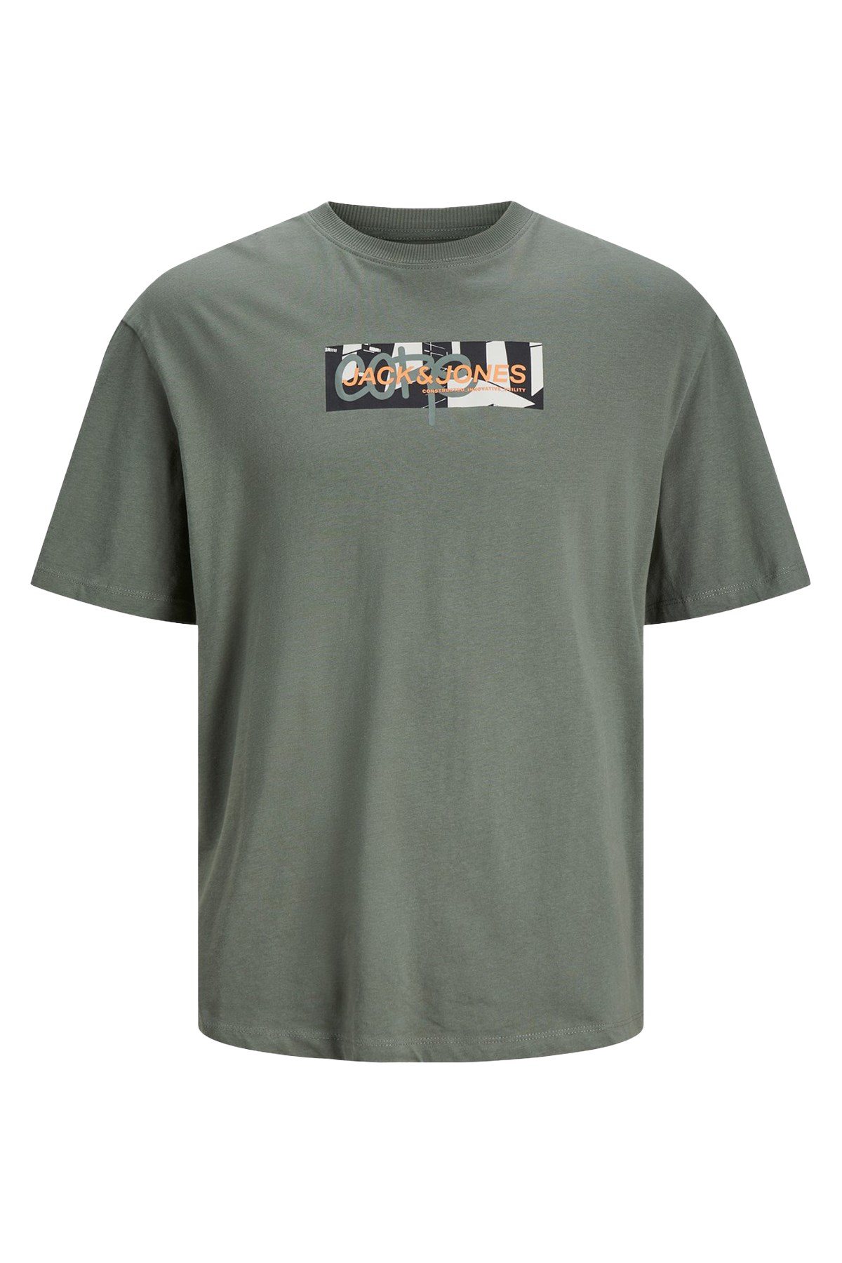 Jack & Jones Erkek Tişört 12253477 Yeşil