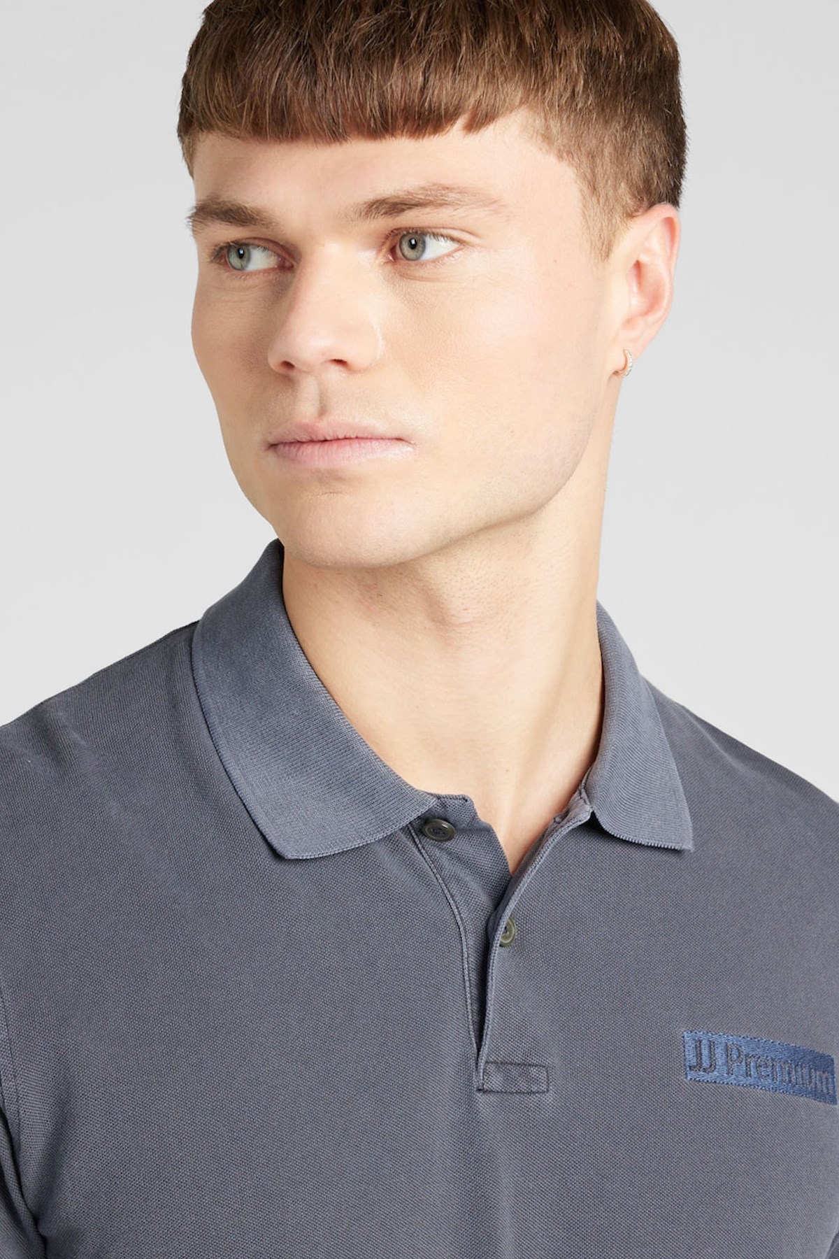 Jack & Jones Erkek Polo Yaka Tişört 12253568 Lacivert