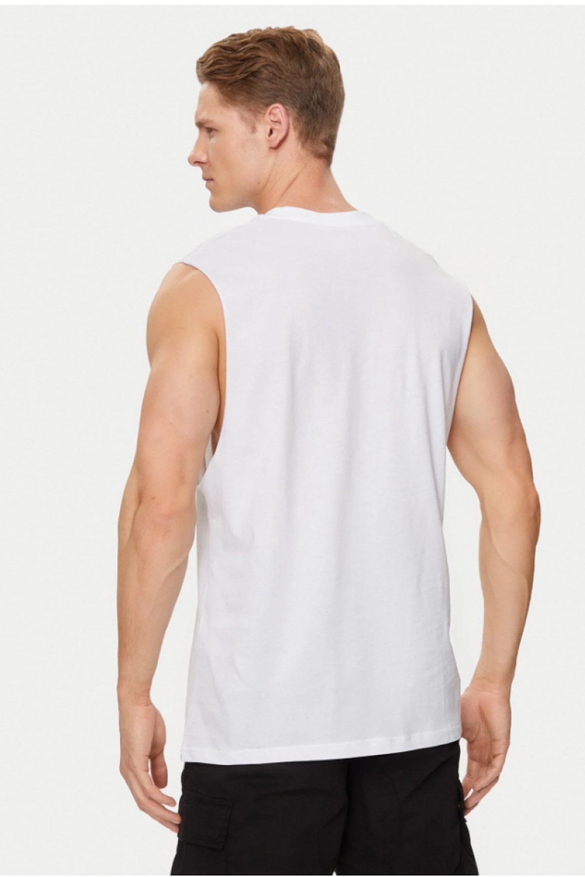 Jack & Jones Erkek Atlet 12253914 Beyaz