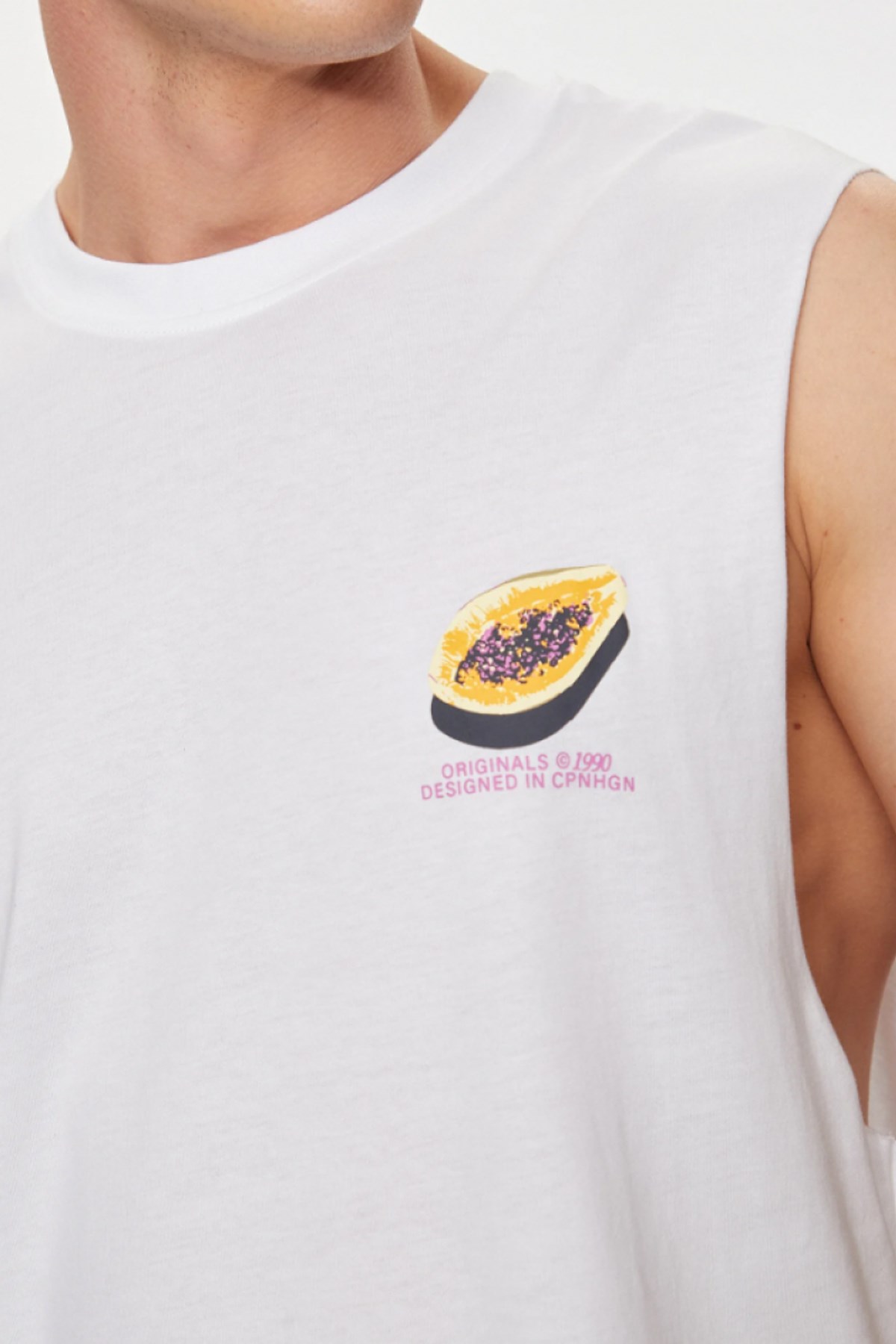 Jack & Jones Erkek Atlet 12253914 Beyaz