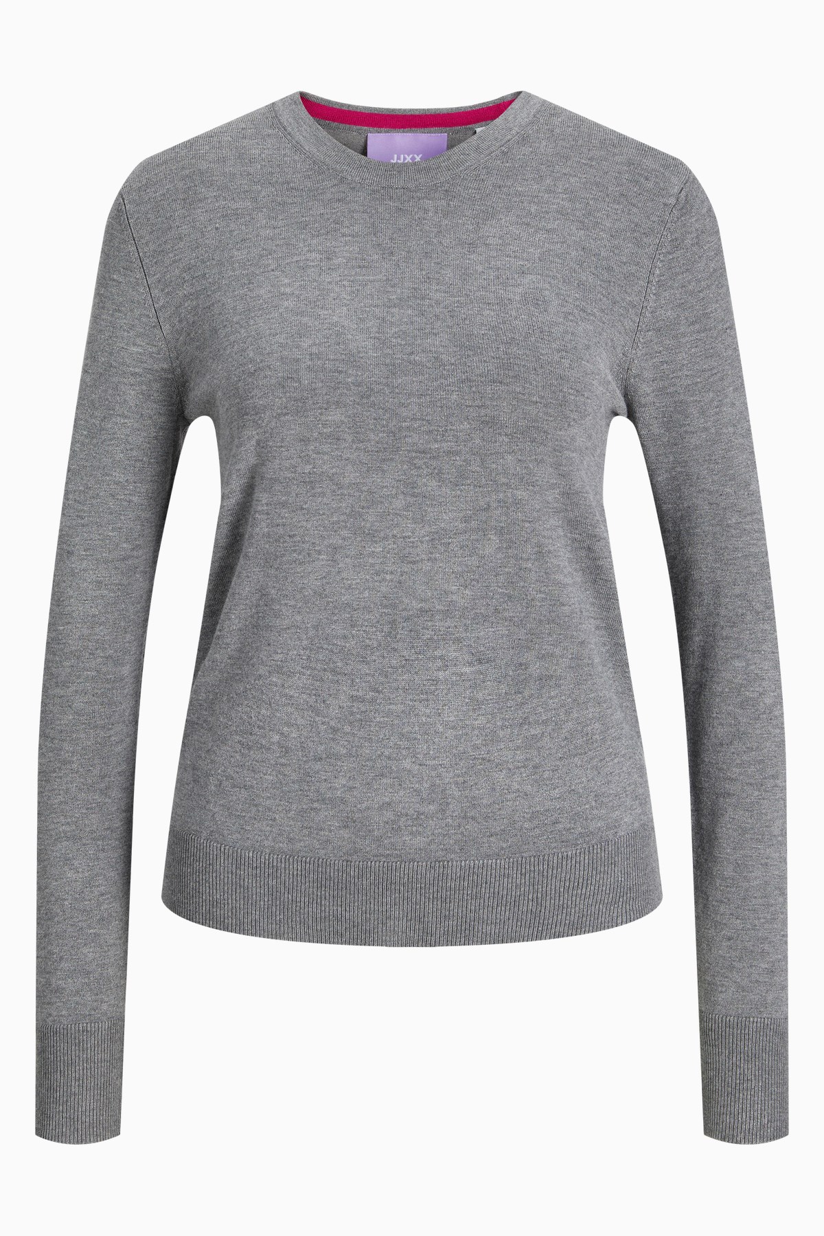 Jack & Jones Jxcara Kadın Kazak Açık Gri