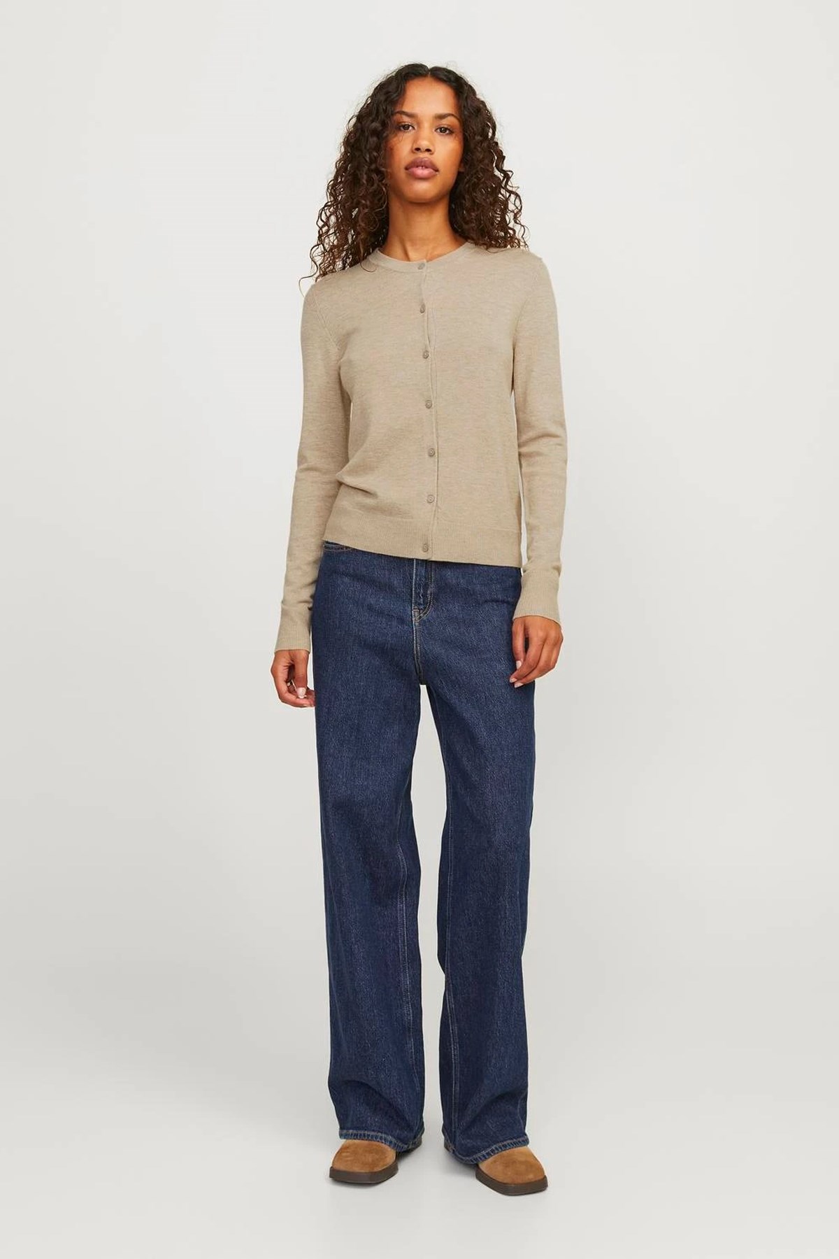 Jack & Jones Jxophelia Kadın Kazak Gri