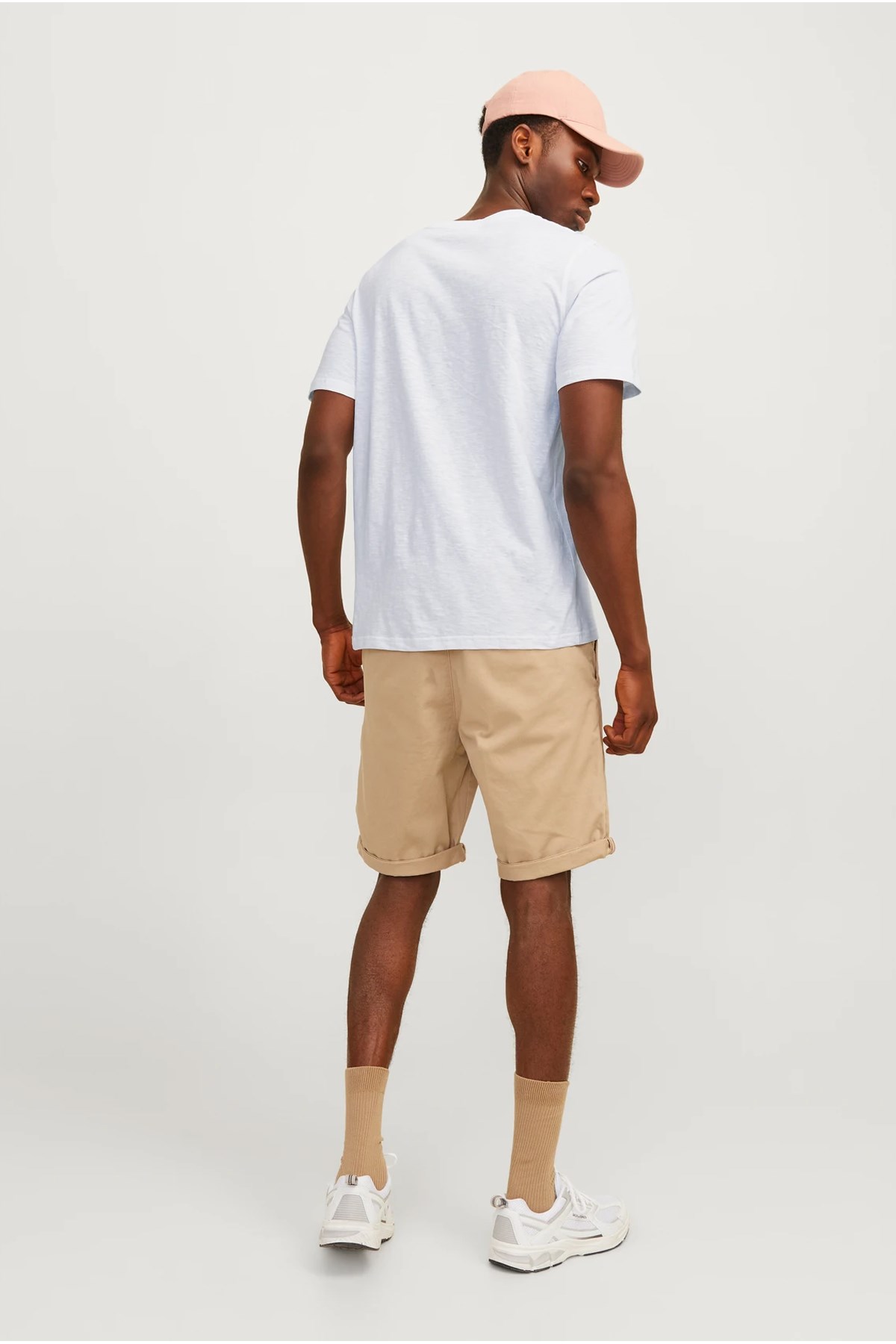 Jack & Jones Erkek Tişört 12255452 Beyaz
