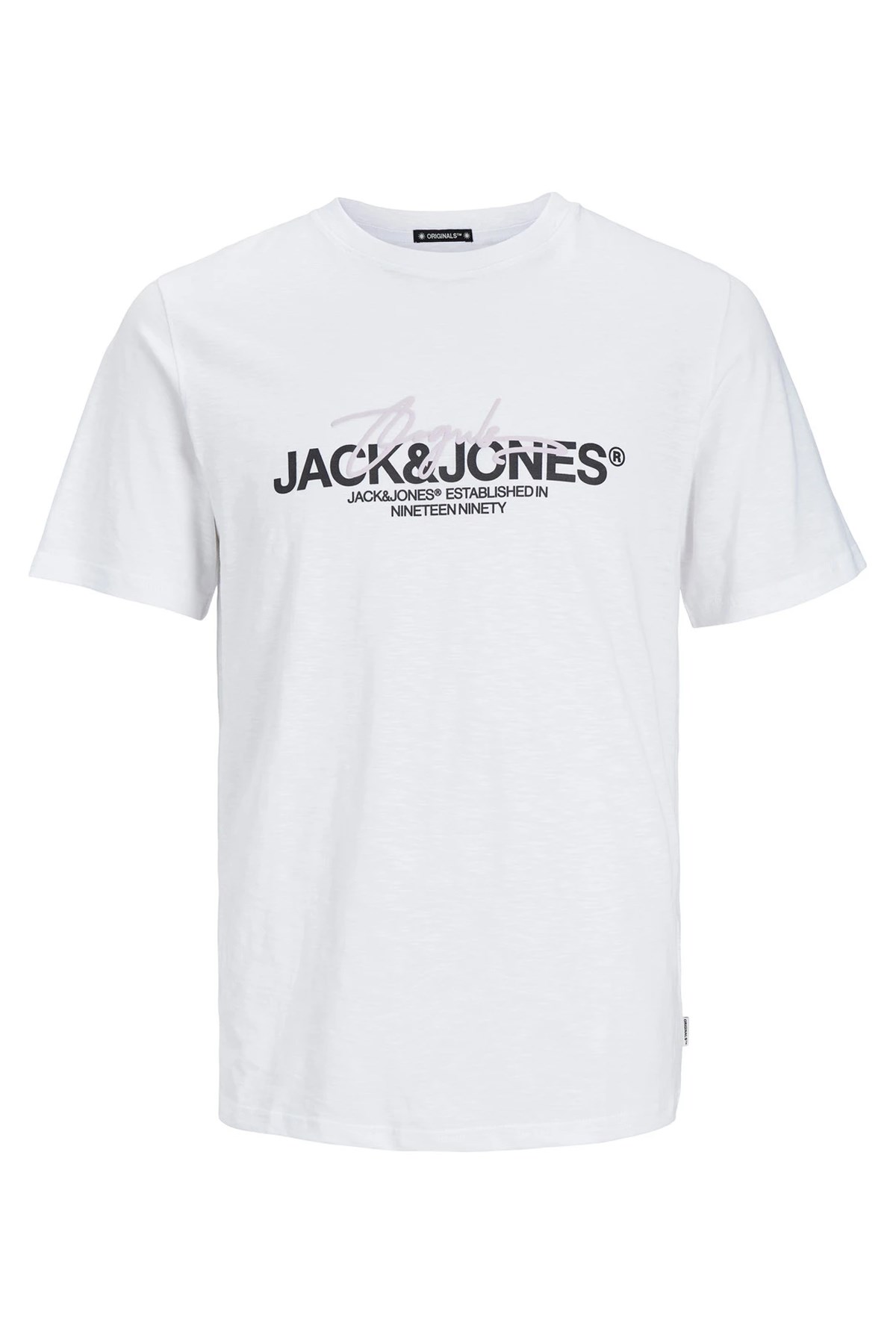 Jack & Jones Erkek Tişört 12255452 Beyaz