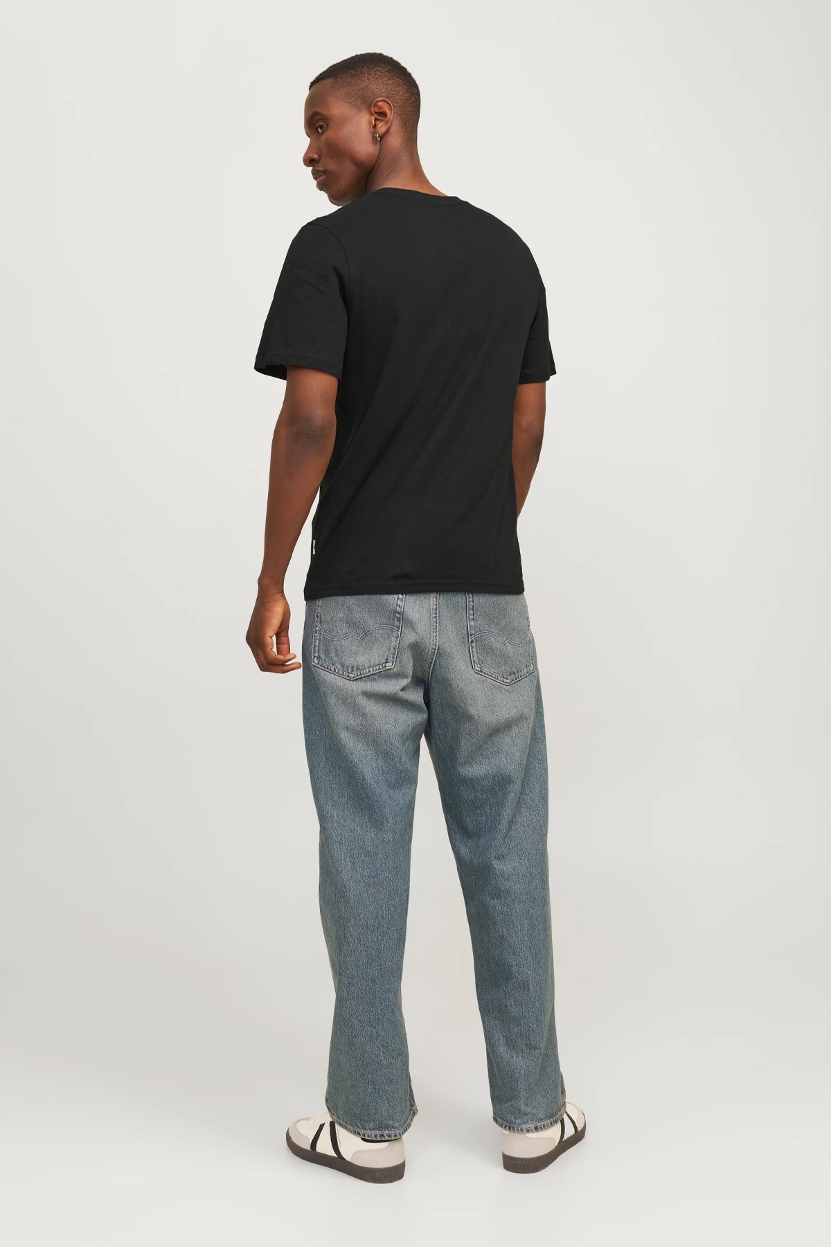Jack & Jones Erkek Tişört 12255452 Siyah