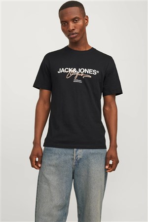 Jack & Jones Erkek Tişört 12255452 Siyah