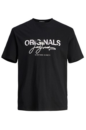 Jack & Jones Erkek Tişört 12255517 Siyah