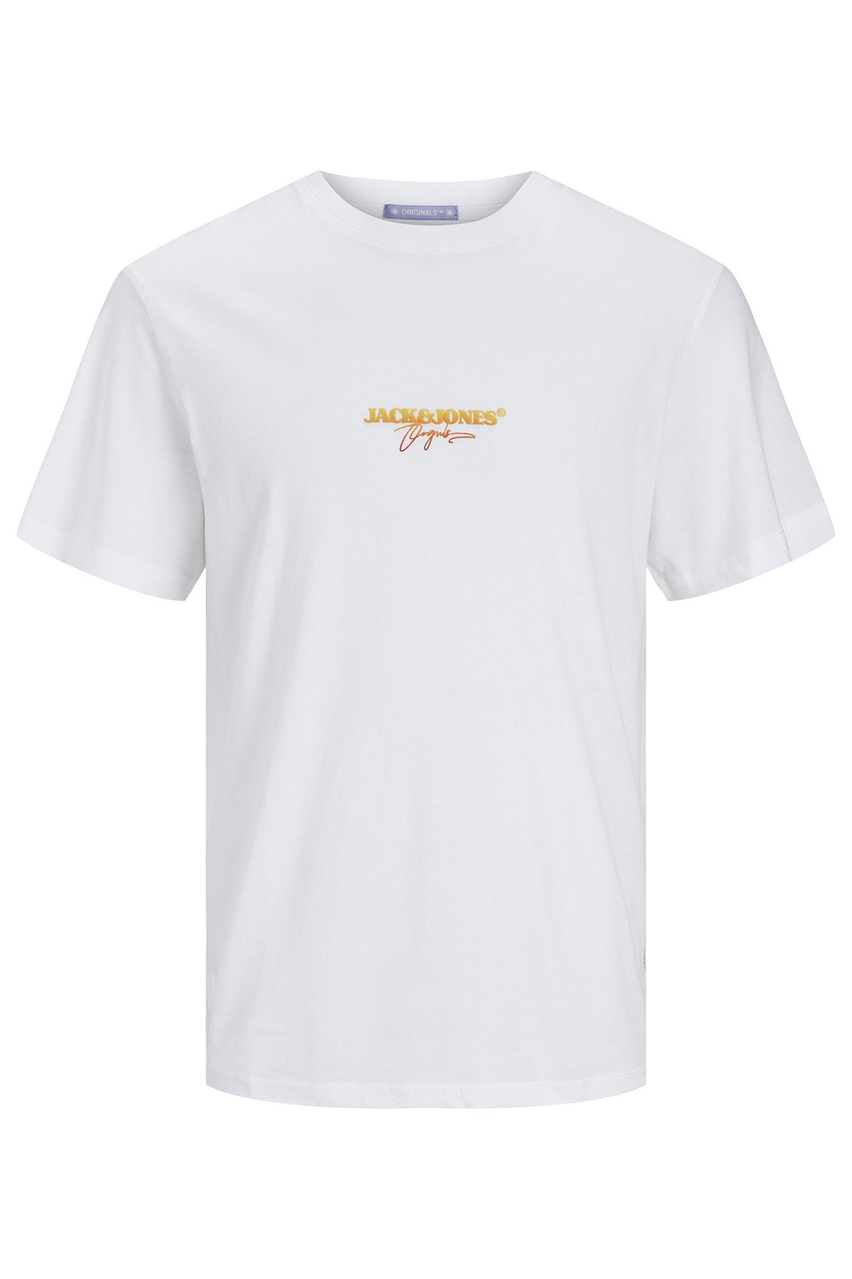 Jack & Jones Erkek Tişört 12255557 Beyaz