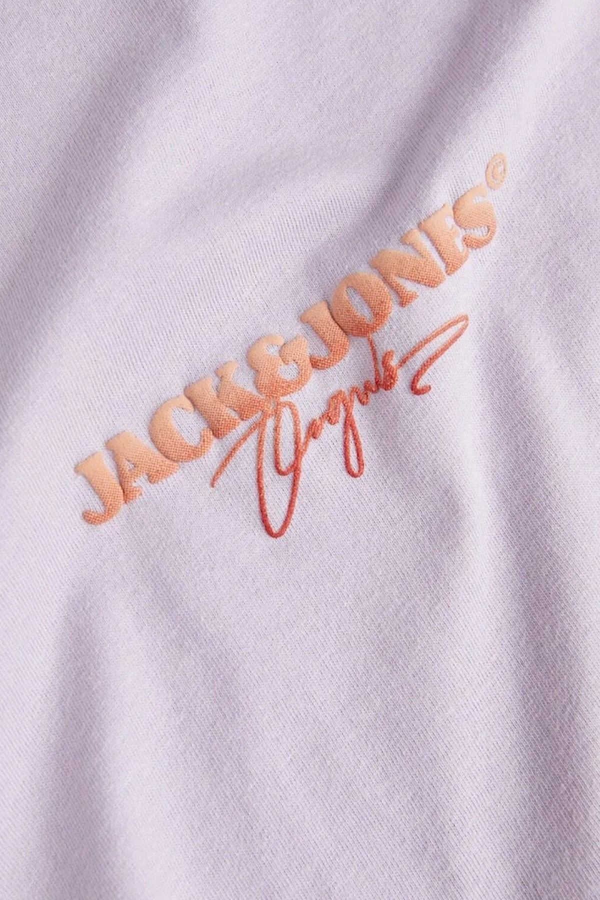 Jack & Jones Erkek Tişört 12255557 Mor