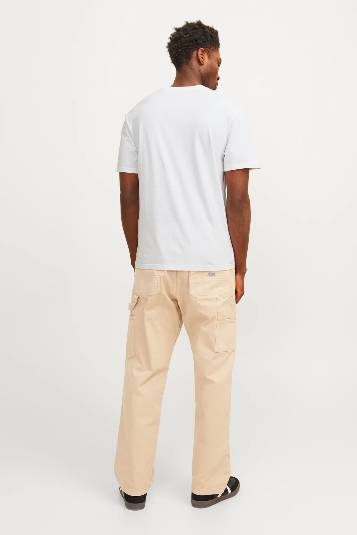 Jack & Jones Erkek Tişört 12255579 Beyaz