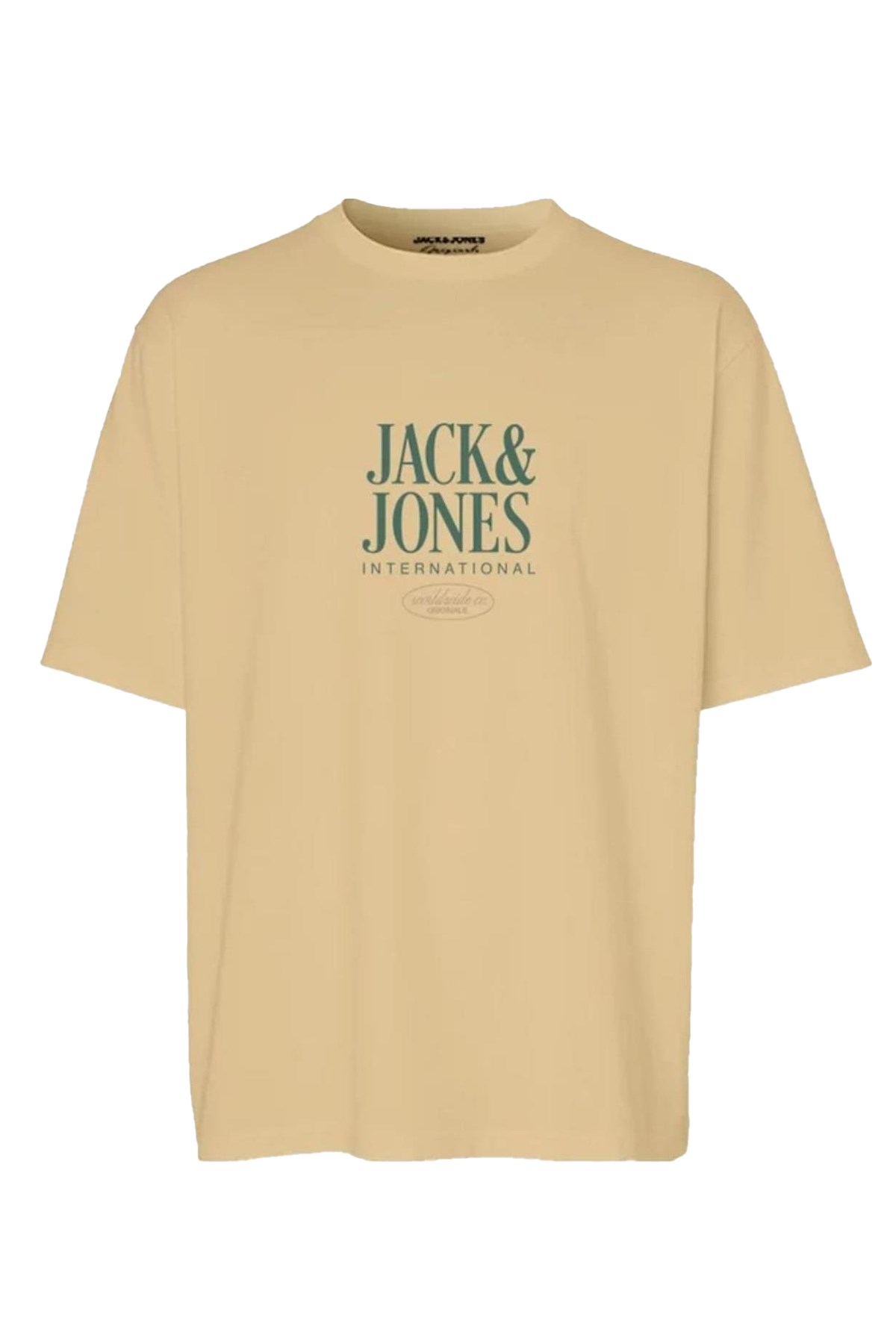 Jack & Jones Erkek Tişört 12255636 Sarı