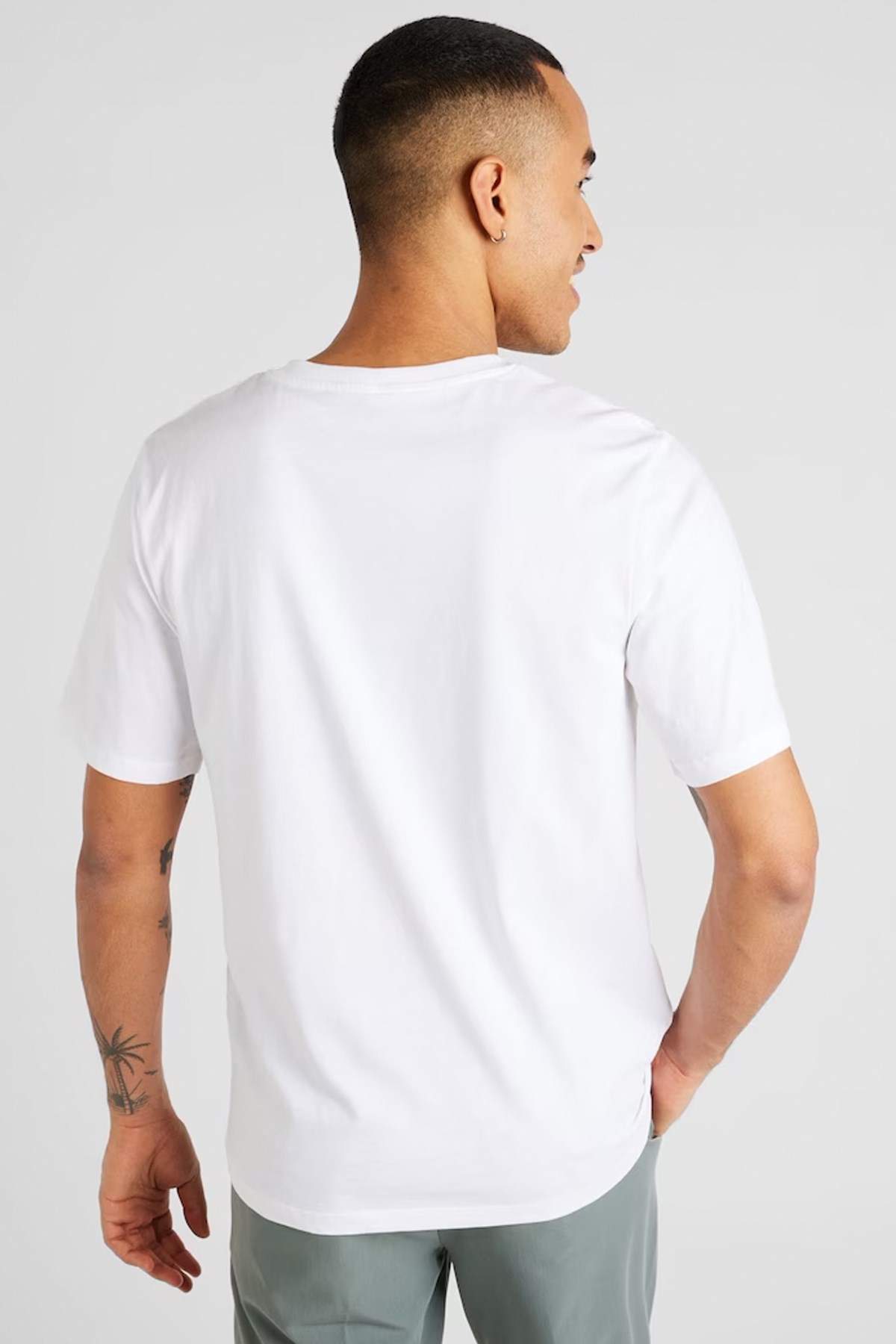 Jack & Jones Erkek Tişört 12255639 Beyaz