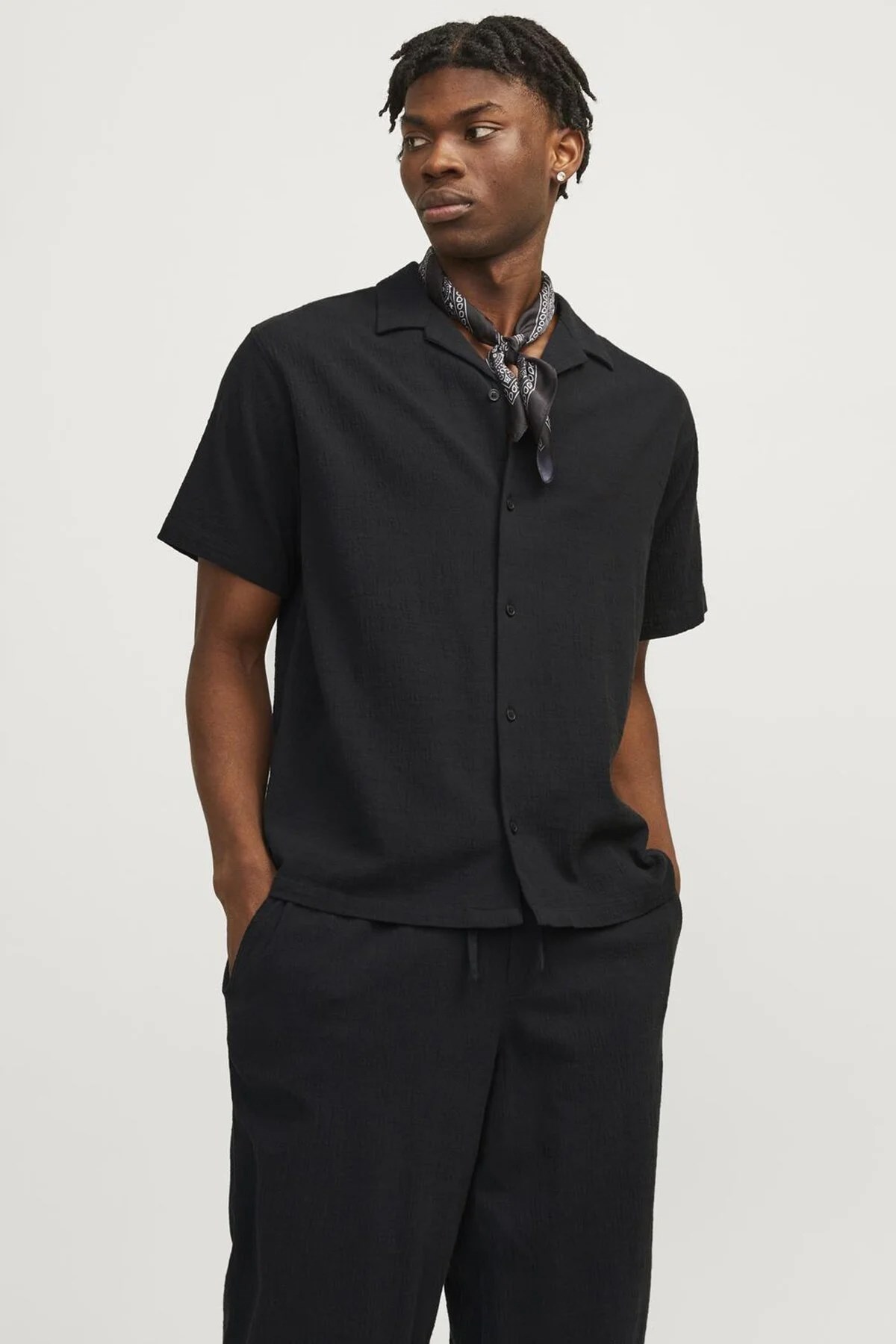Jack & Jones Jorluke Erkek Gömlek 12255781 Siyah