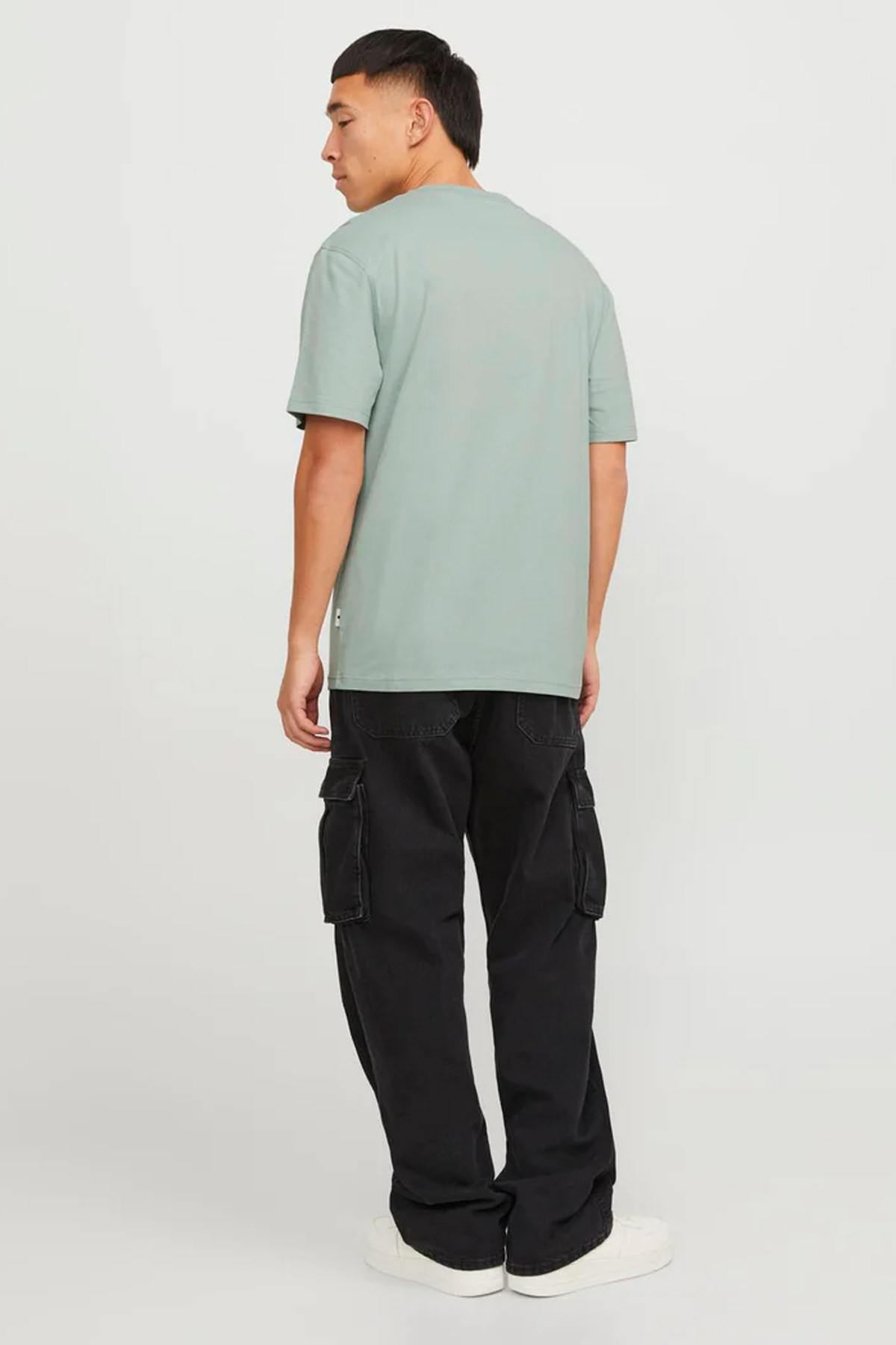 Jack & Jones Erkek Tişört 12256137 Mavi
