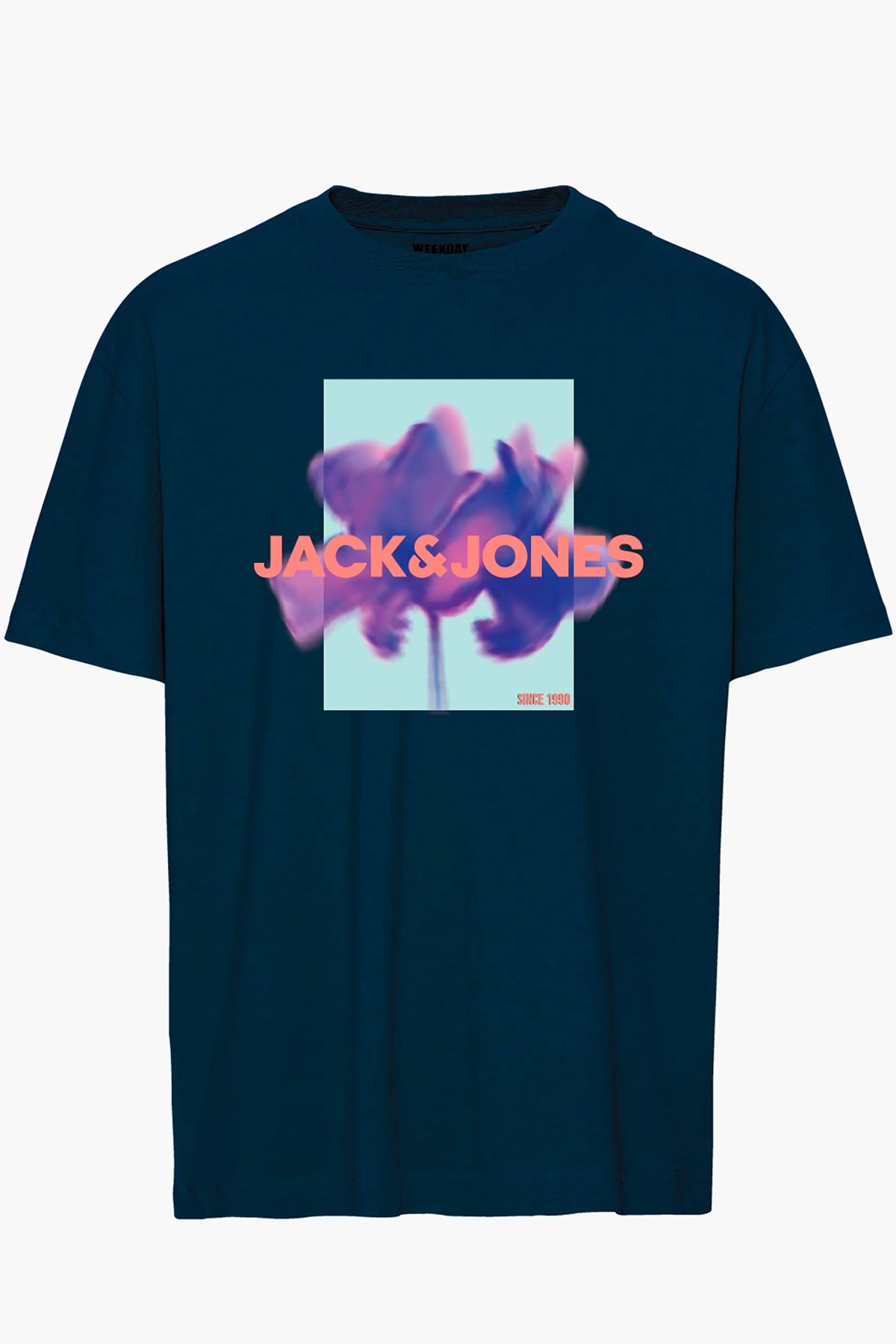 Jack & Jones Erkek Tişört 12256159 Lacivert