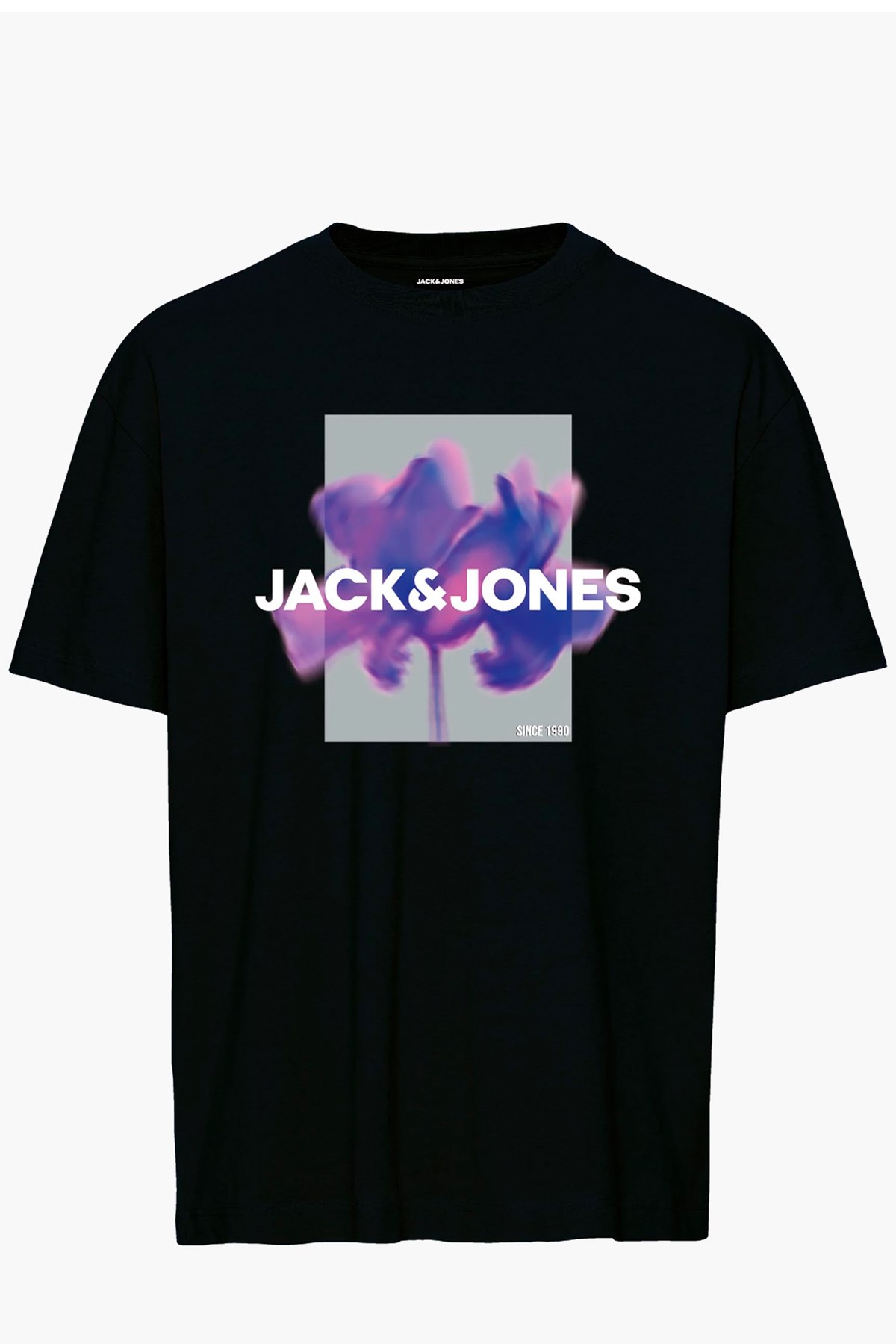 Jack & Jones Erkek Tişört 12256159 Siyah