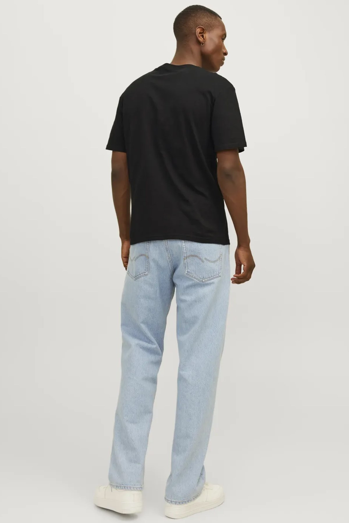 Jack & Jones Erkek Tişört 12256215 Siyah