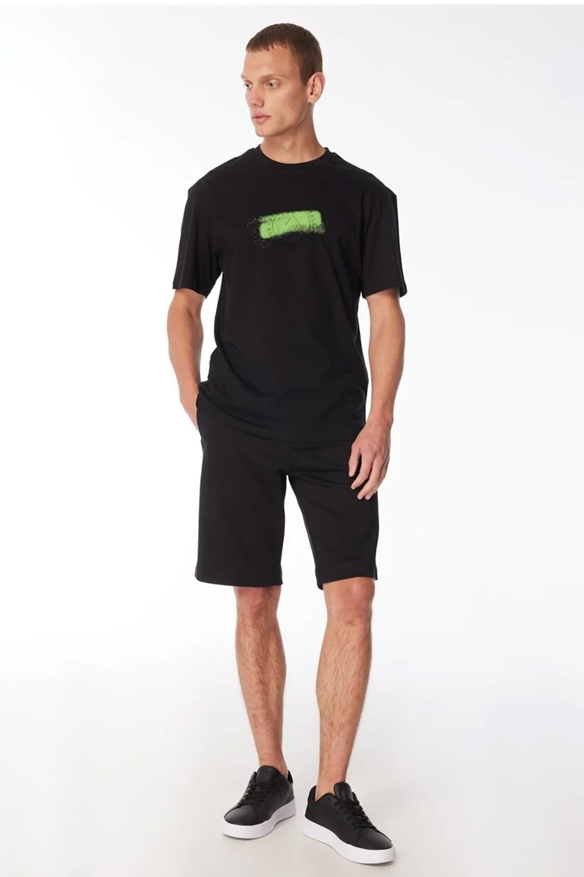 Jack & Jones Erkek Tişört 12256272 Siyah