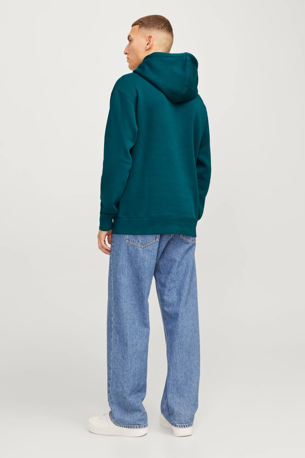 Jack & Jones Legacy Kapüşonlu Erkek Sweat 12256534 Mavi