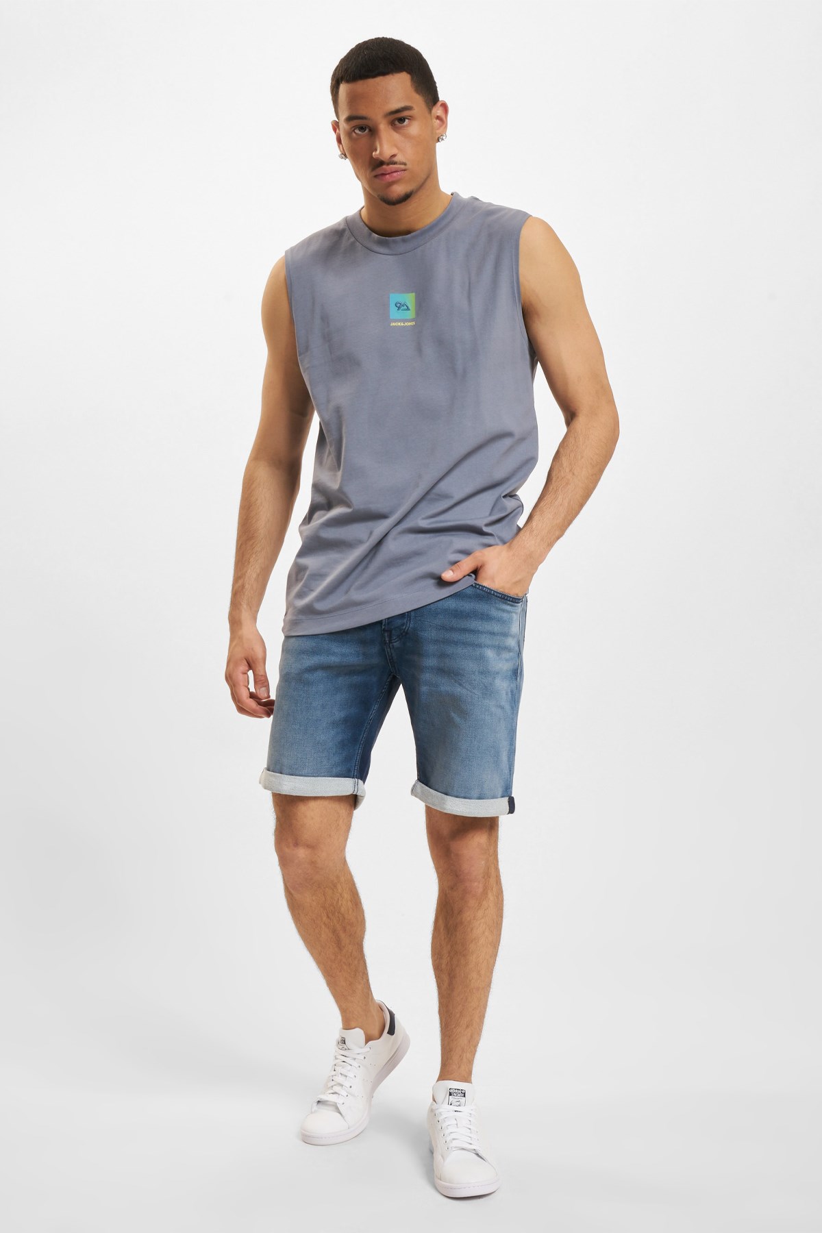 Jack & Jones Erkek Atlet 12256553 Mor