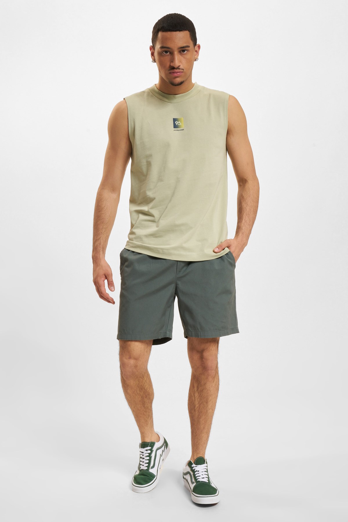 Jack & Jones Erkek Atlet 12256553 Yeşil