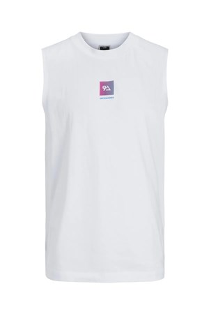Jack & Jones Erkek Atlet 12256553 Beyaz