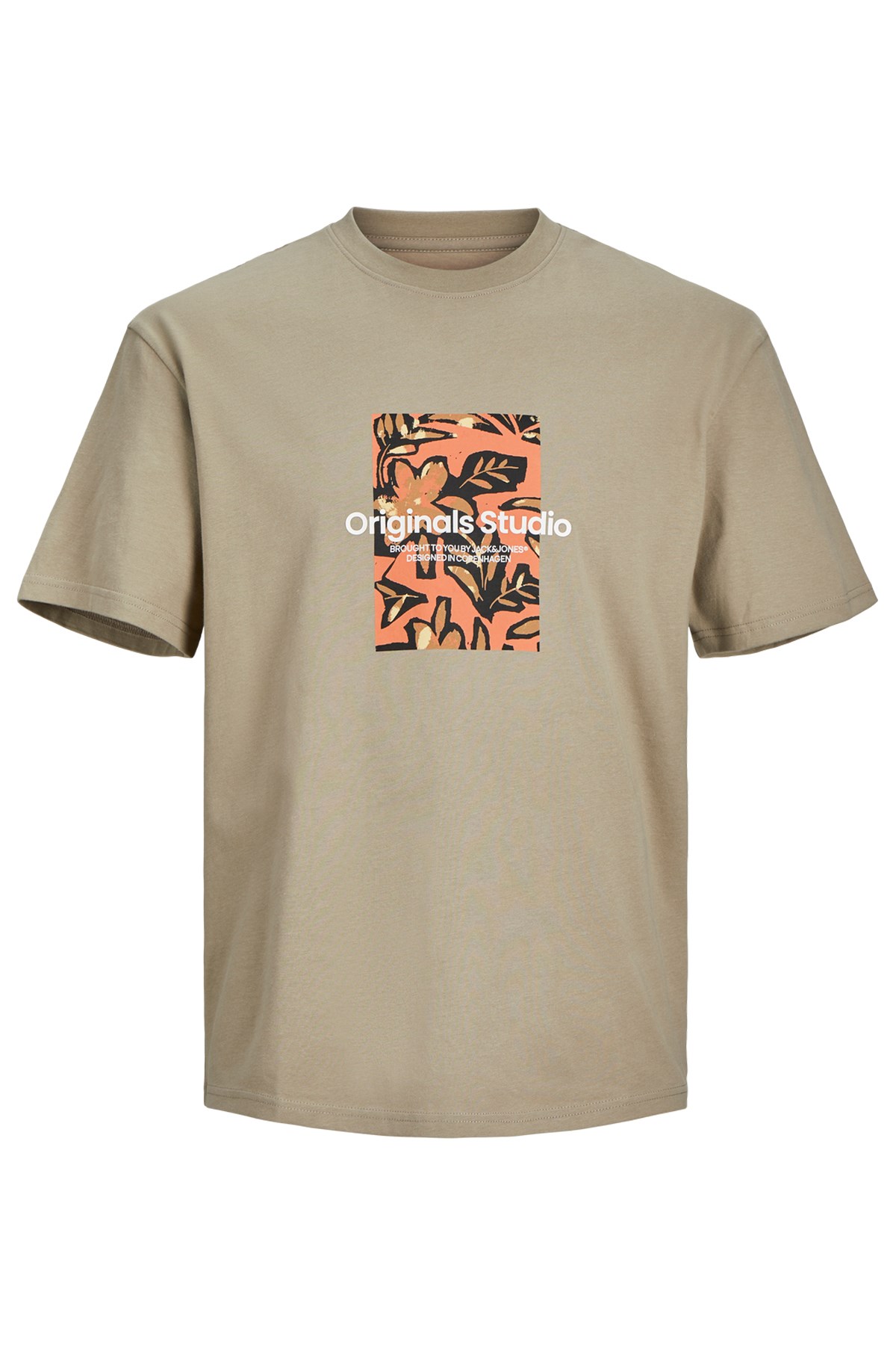Jack & Jones Erkek Tişört 12256717 Bej