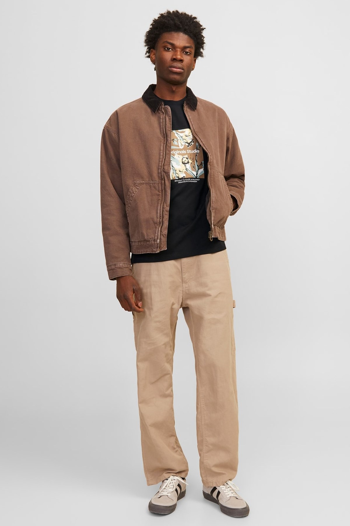 Jack & Jones Erkek Tişört 12256717 Siyah