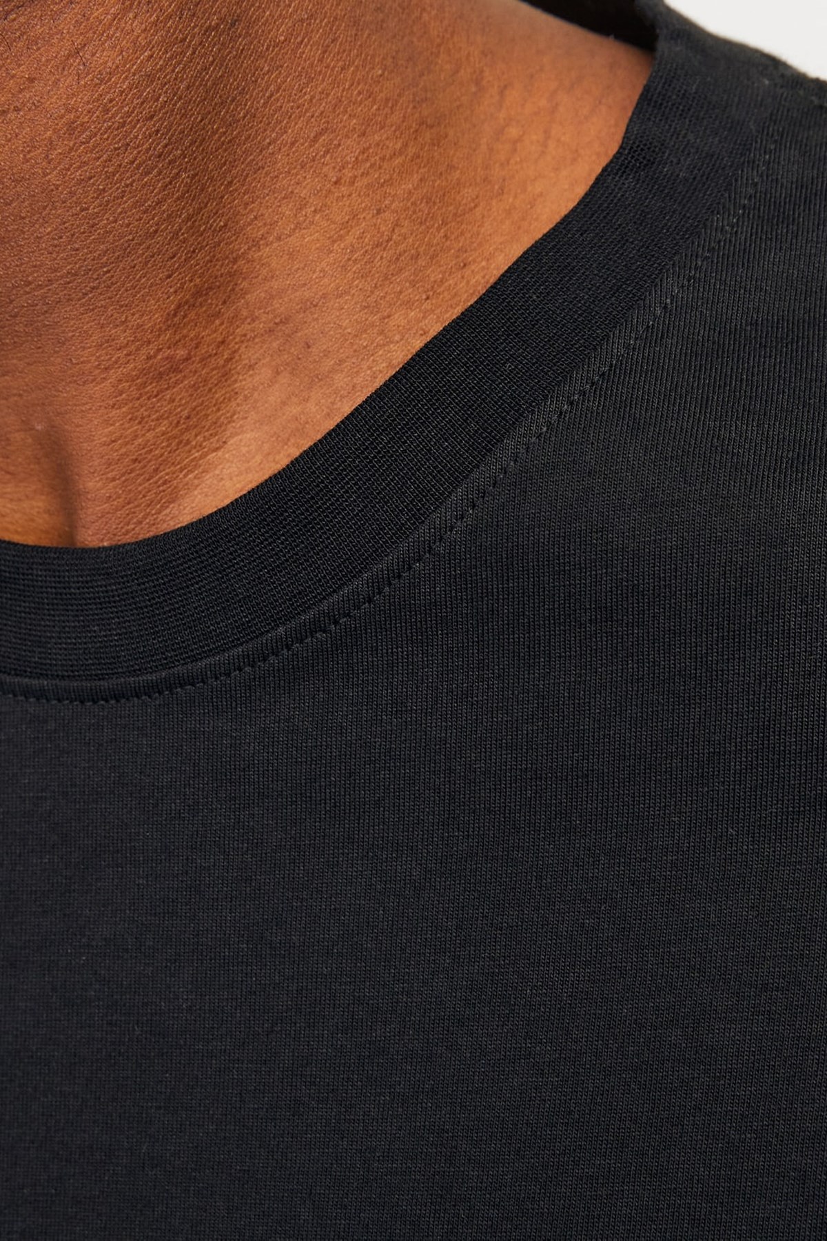 Jack & Jones Erkek Tişört 12256717 Siyah