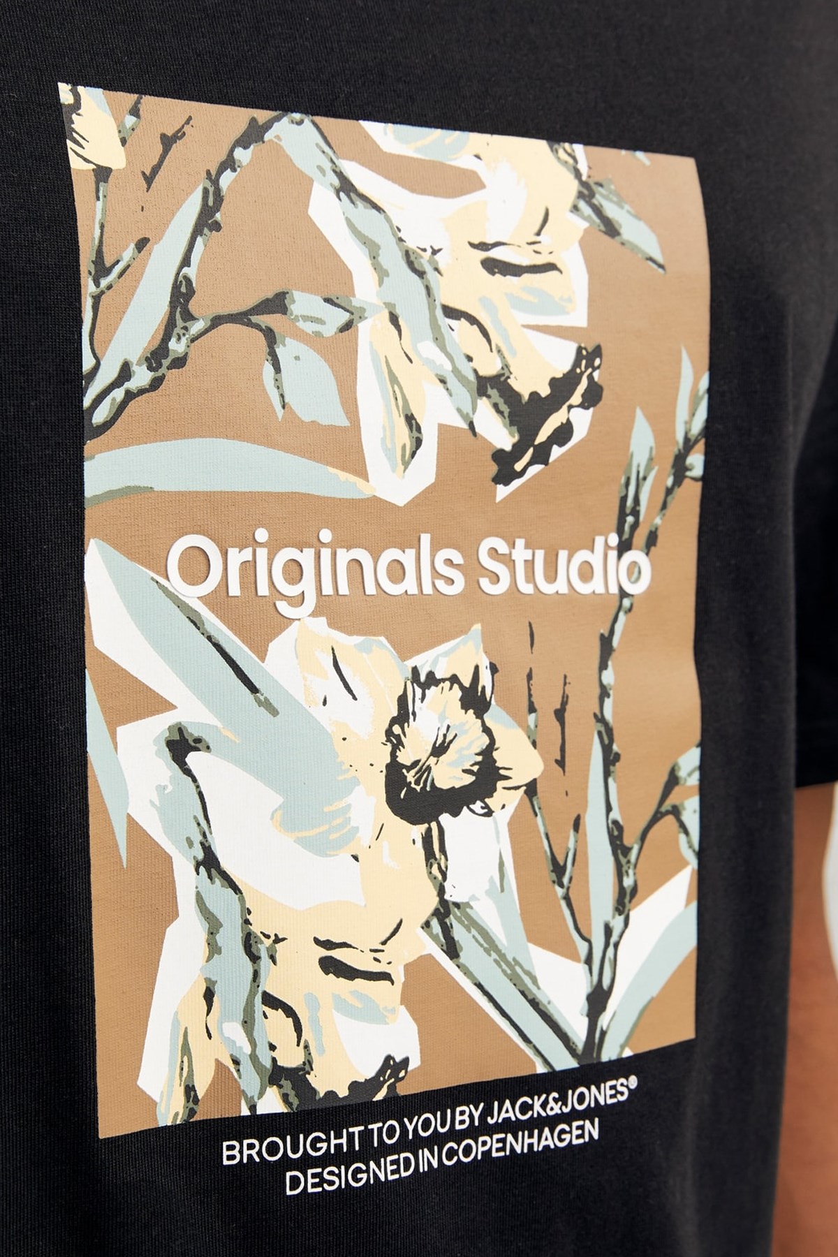 Jack & Jones Erkek Tişört 12256717 Siyah