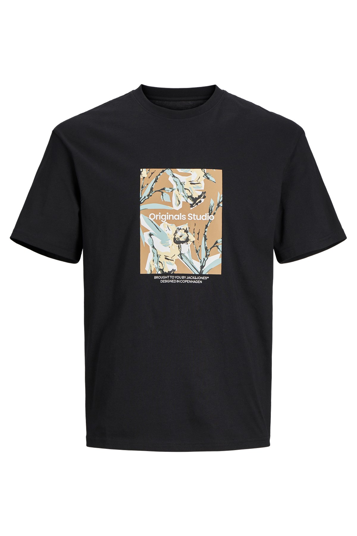 Jack & Jones Erkek Tişört 12256717 Siyah