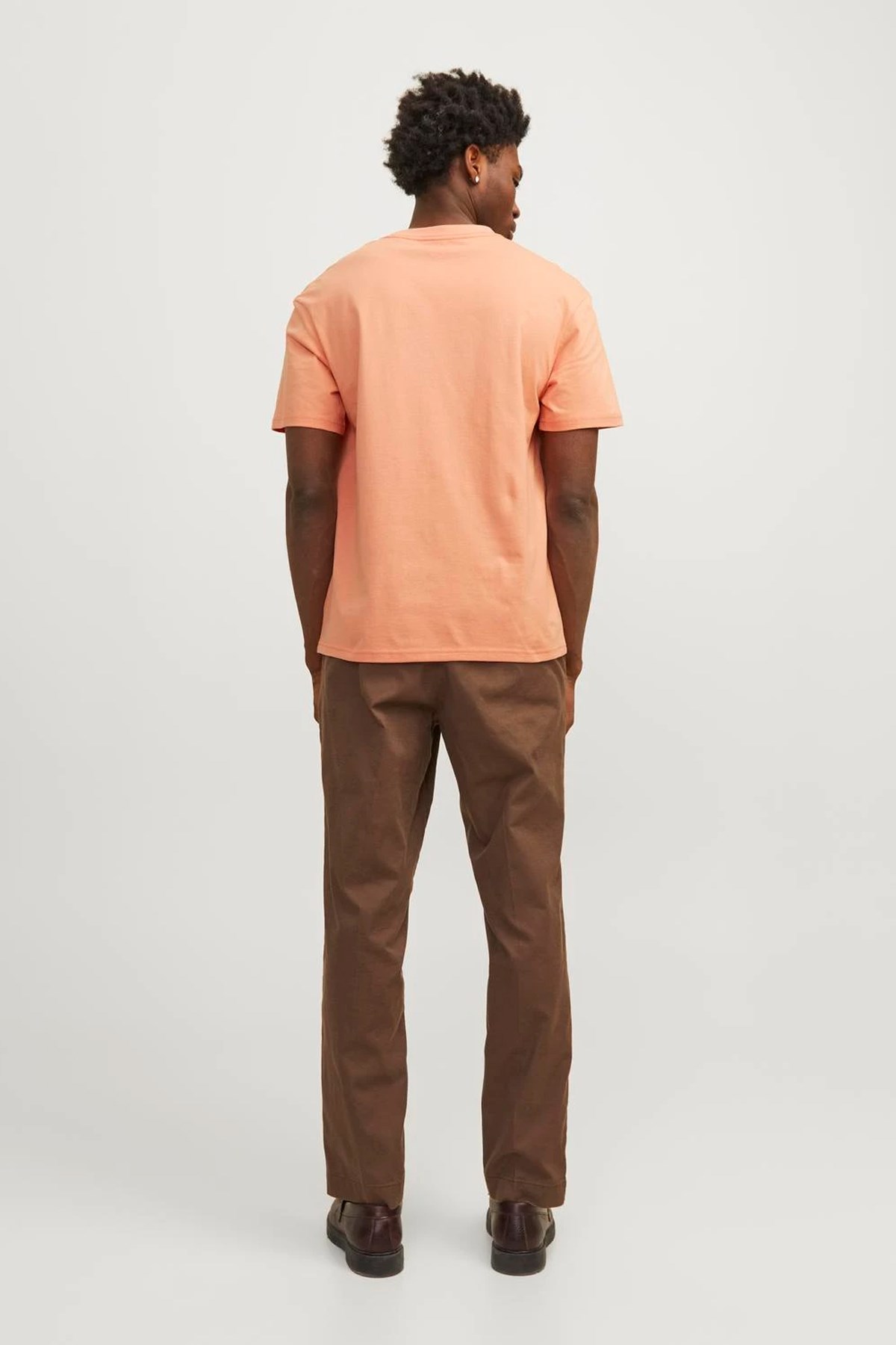 Jack & Jones Erkek Tişört 12256717 Turuncu